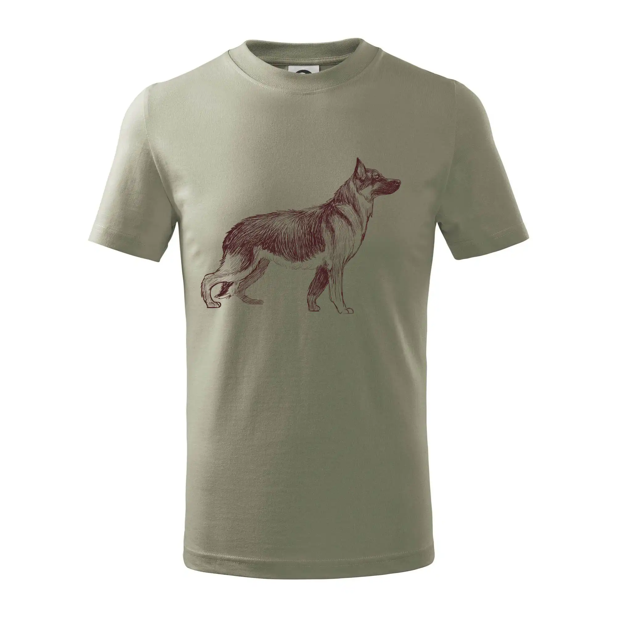 Německý ovčák -  kreslený skica