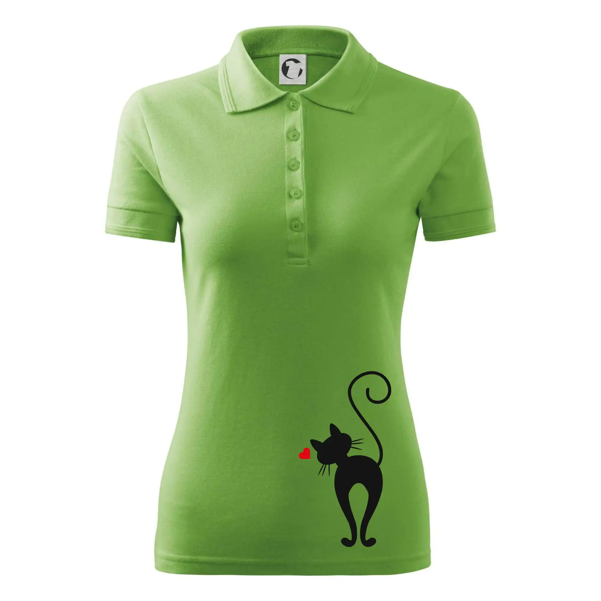 Zamilovaná kočka zezadu