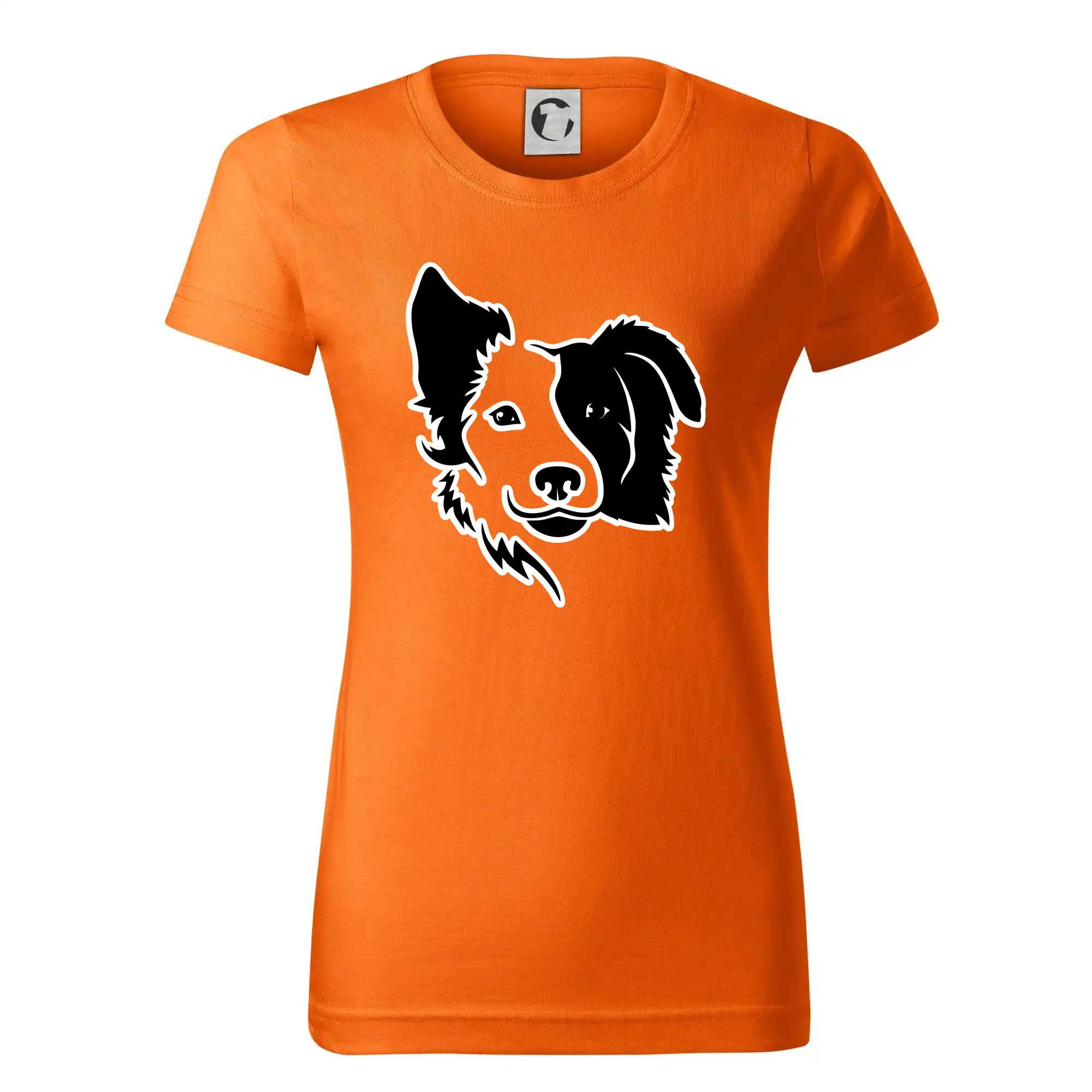 Border kólie obrys hlavy