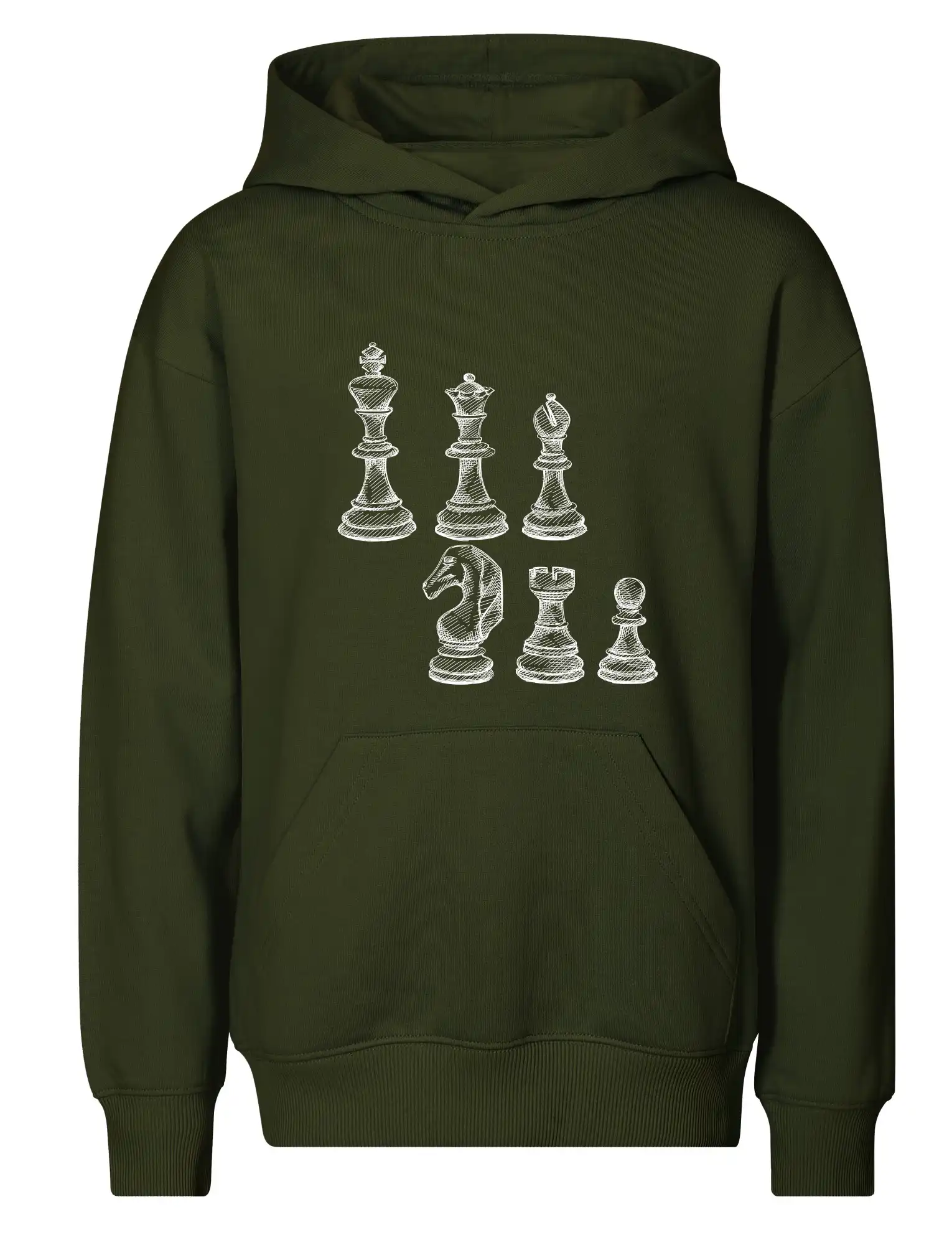 Šachové figurky kreslené