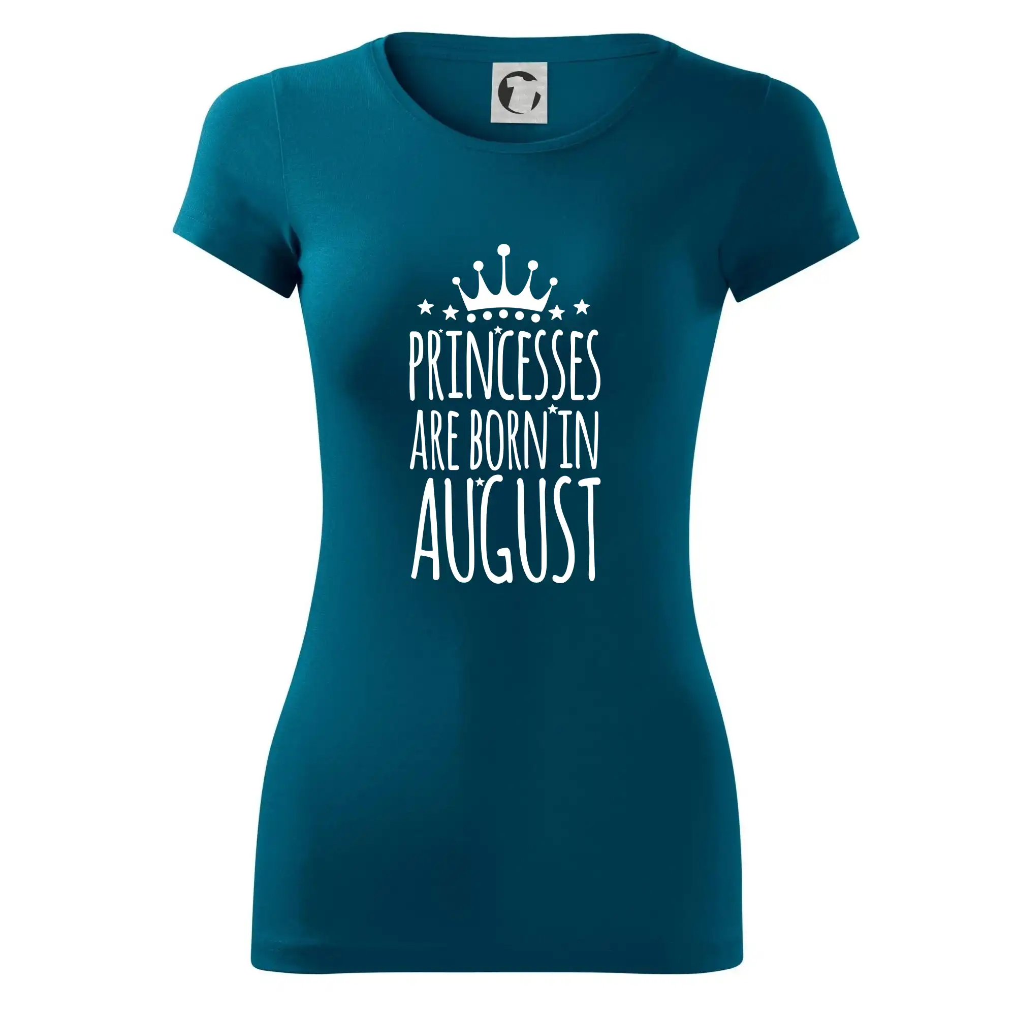 Tričká pre narodených v januáriv auguste - Princesses are born in August - Dámske tričko Glance - Priliehavejší strih