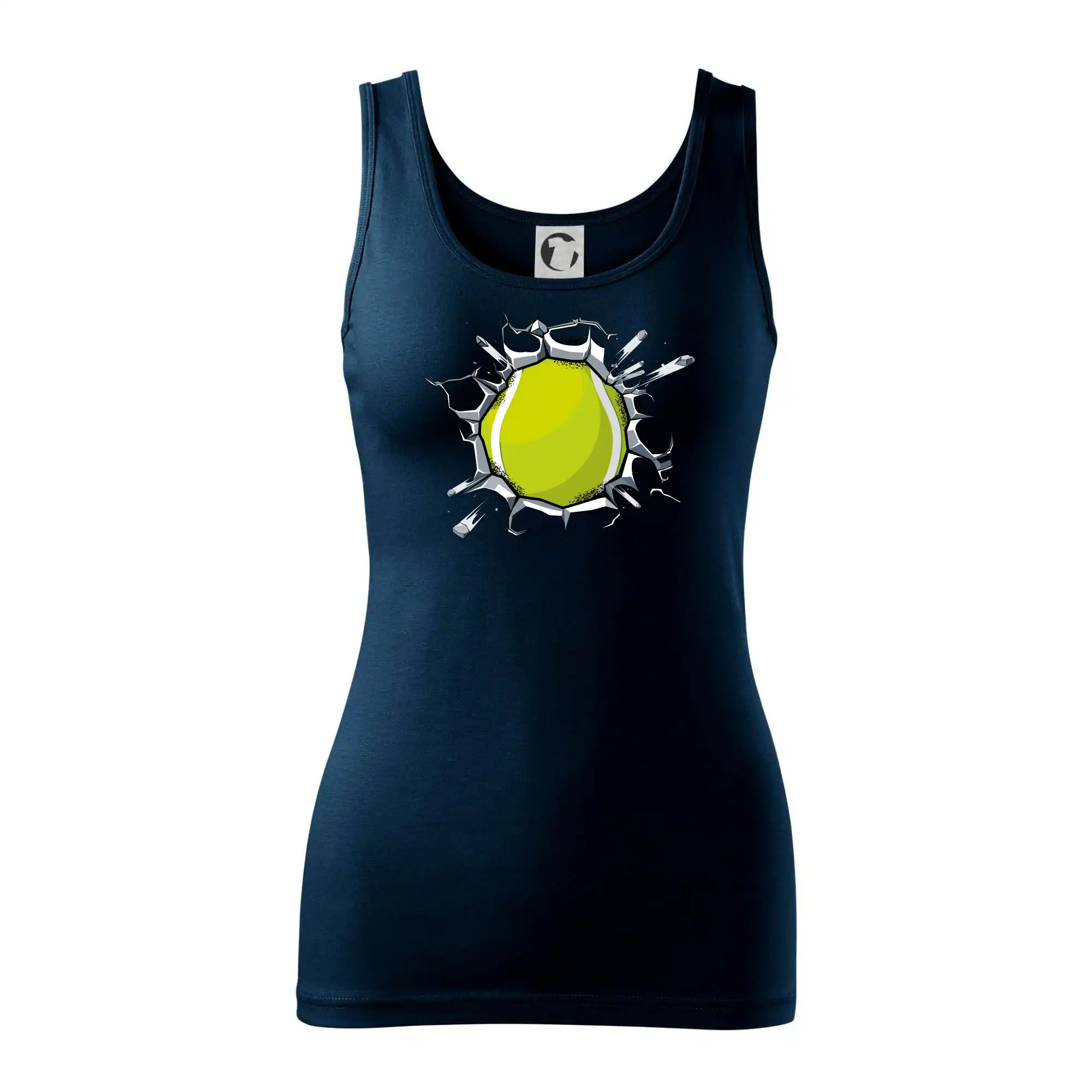 Tenisový míč v triku