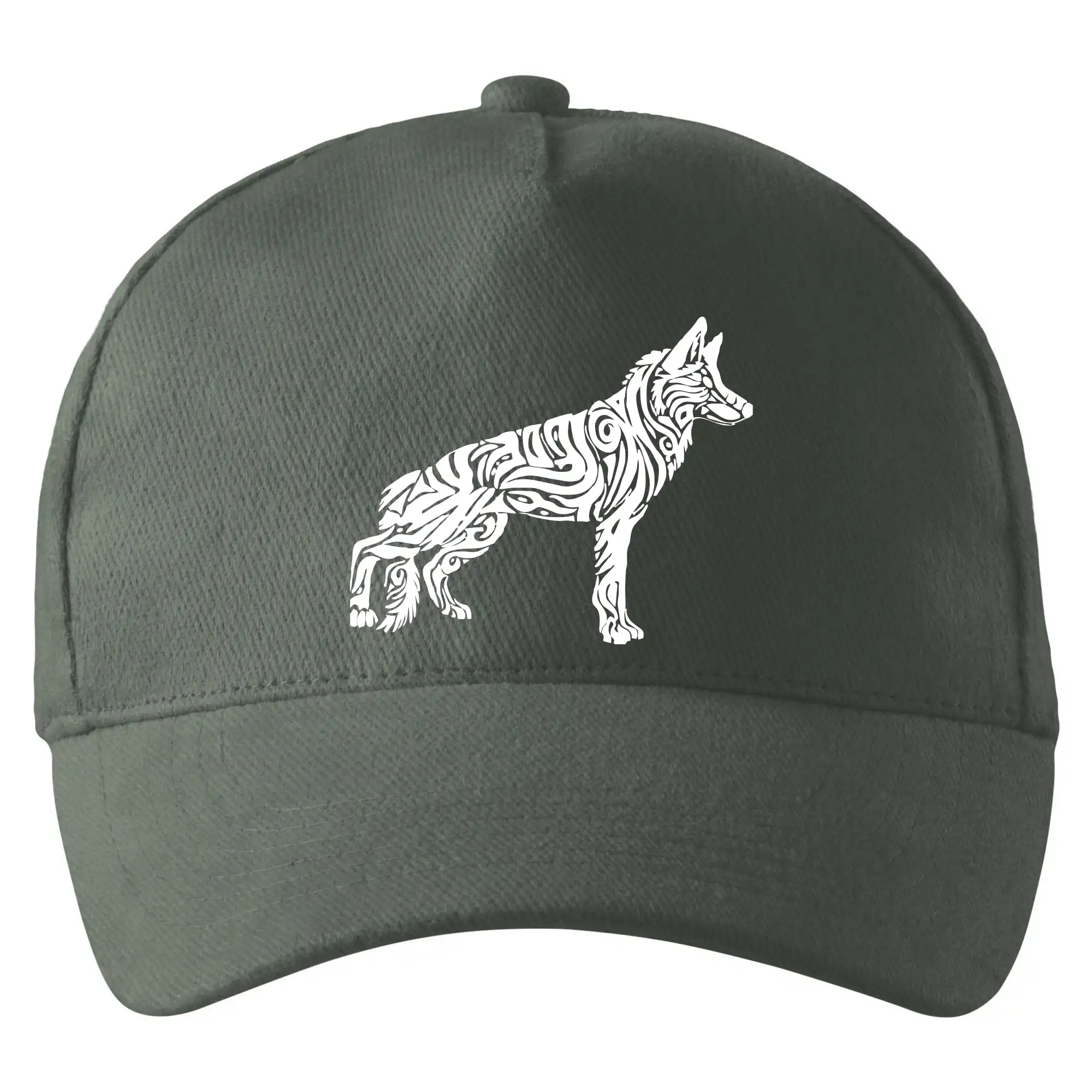 Nemecký ovčiak - Nemecký ovčiak - tattoo - Šiltovka so zahnutým šiltom a mosaznou sponou