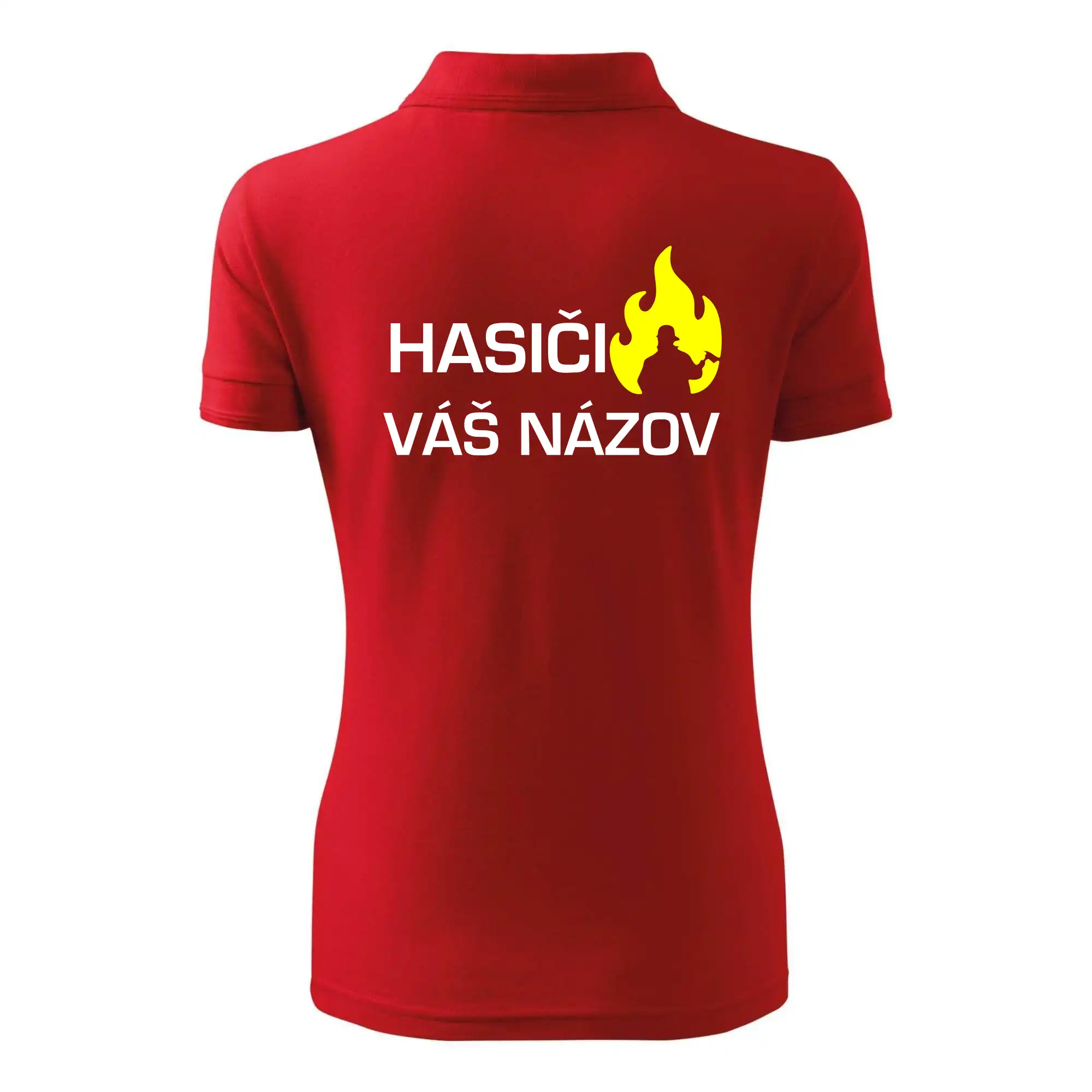Hasiči - Váš názov - FLUO + Reflexná potlač