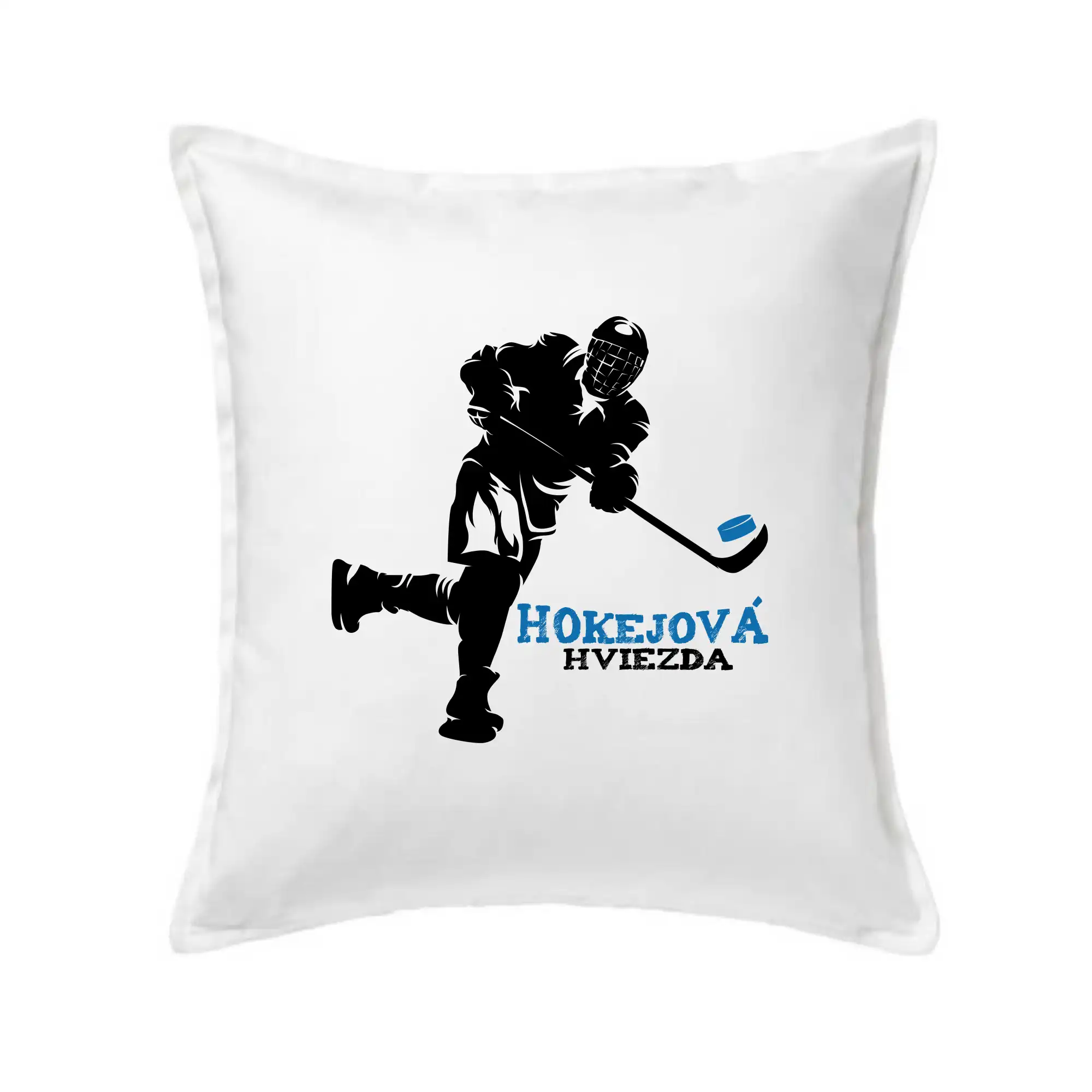 Hokejová trička - Hokejová hviezda - Vankúš 50x50