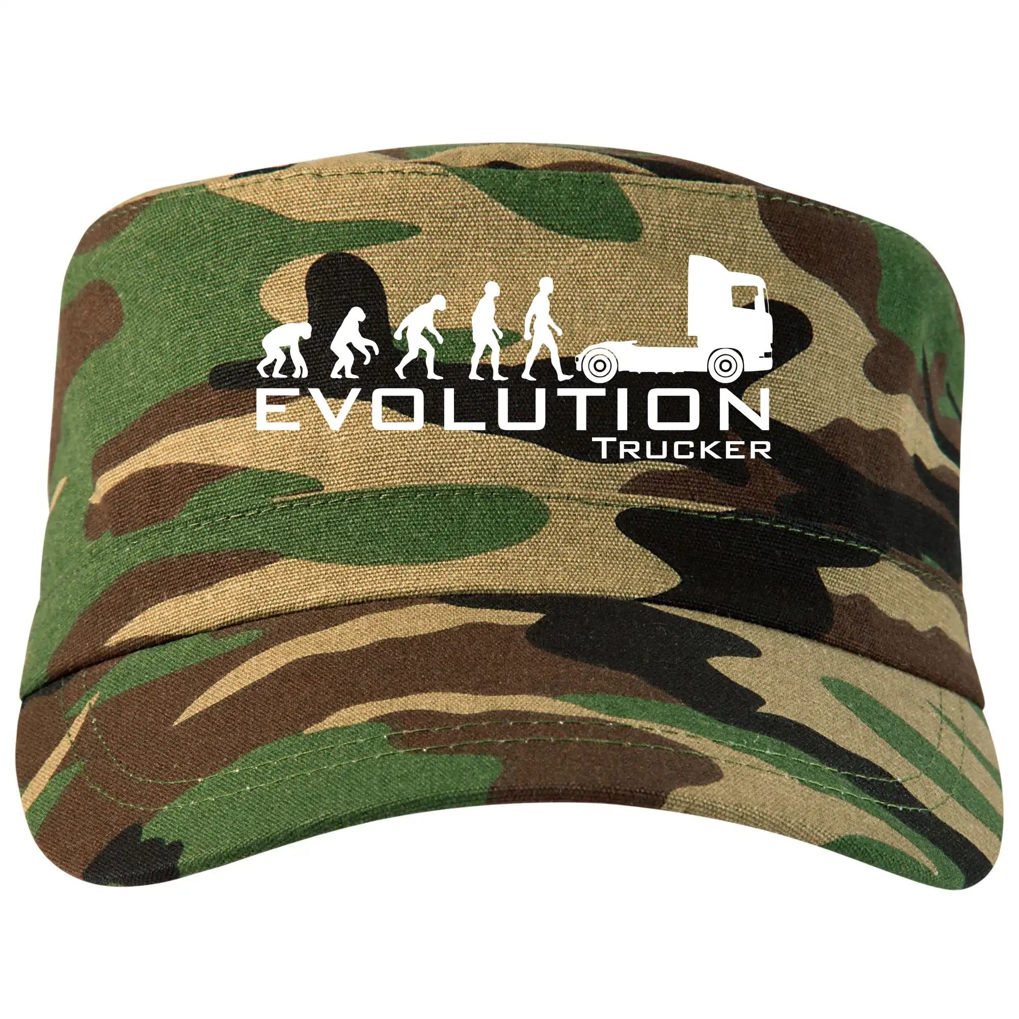Auto tričká - Evolúcia trucker - Šiltovka CAMO