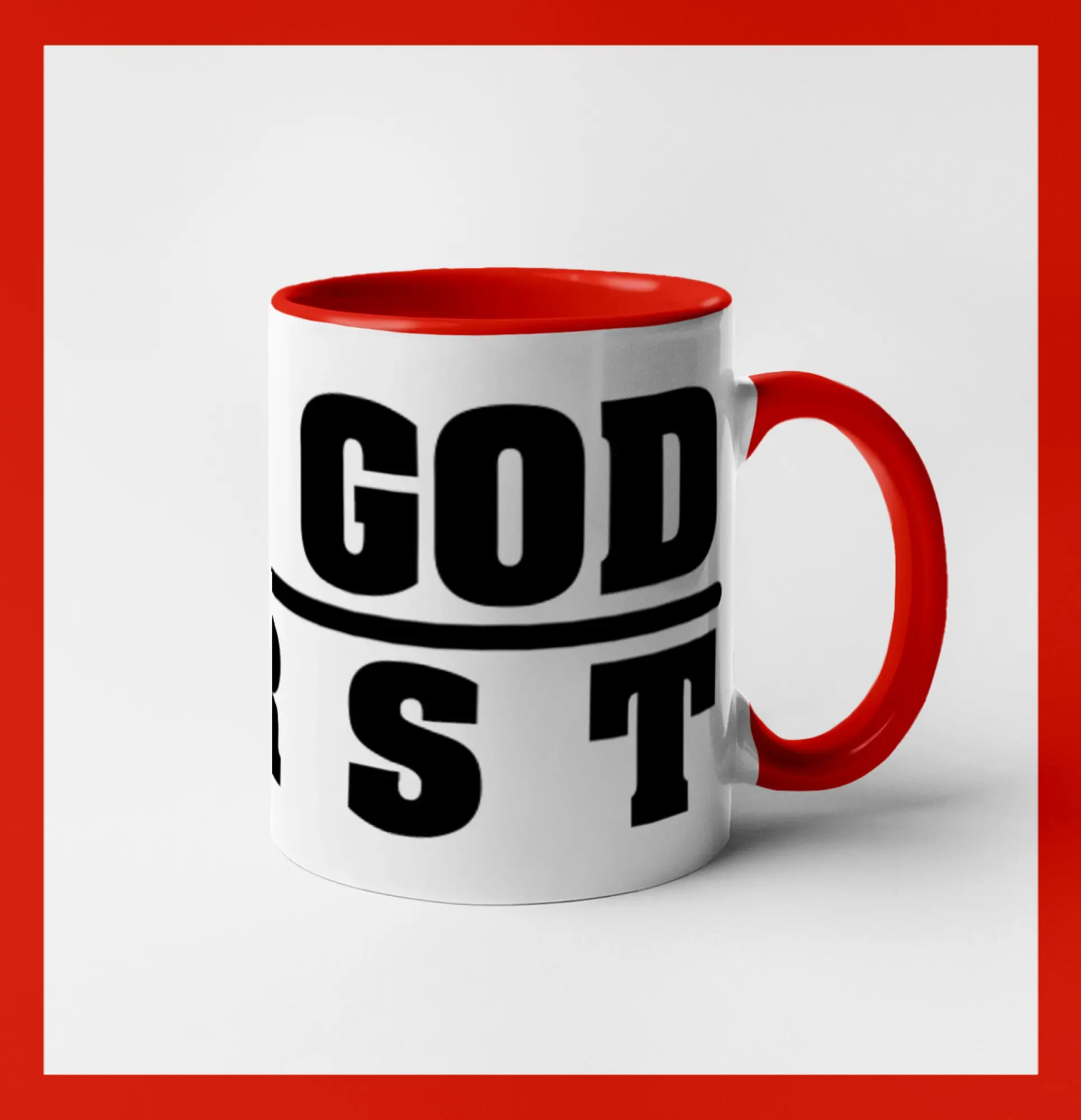 Put God first hrubý nápis