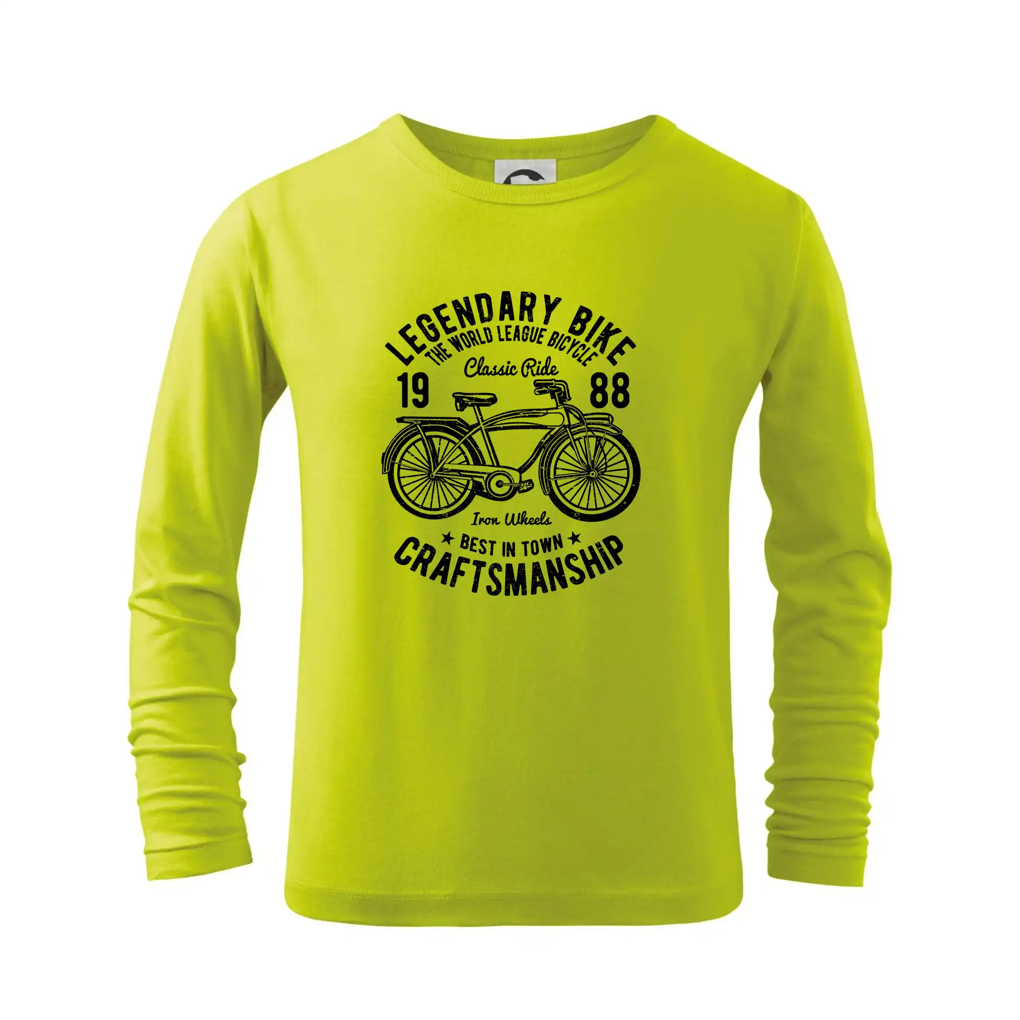 Tričko ako darček pre cyklistu - Classic Bicycle (váš ročník) - Tričko detské Long Sleeve