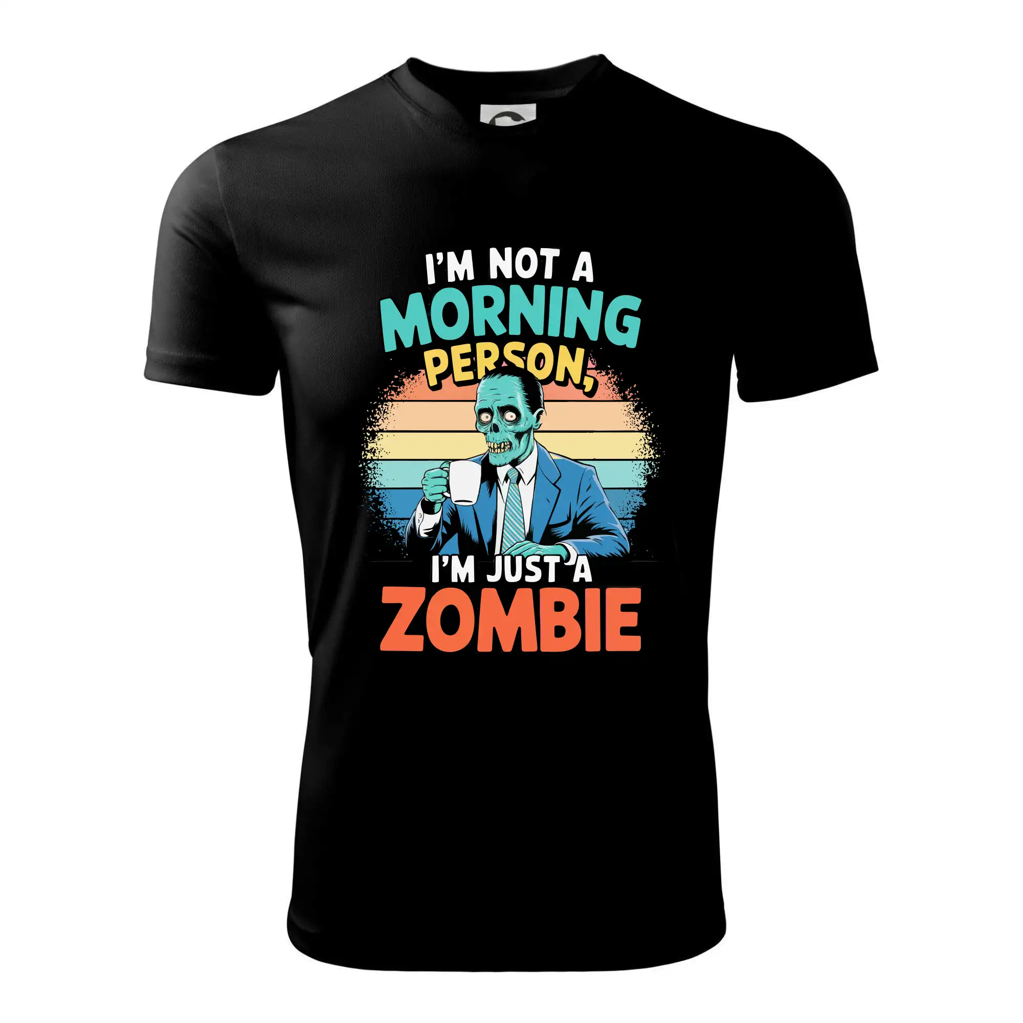 Ostatné nápisy - I'm not a morning person, I'm just a zombie - Detské tričko športové