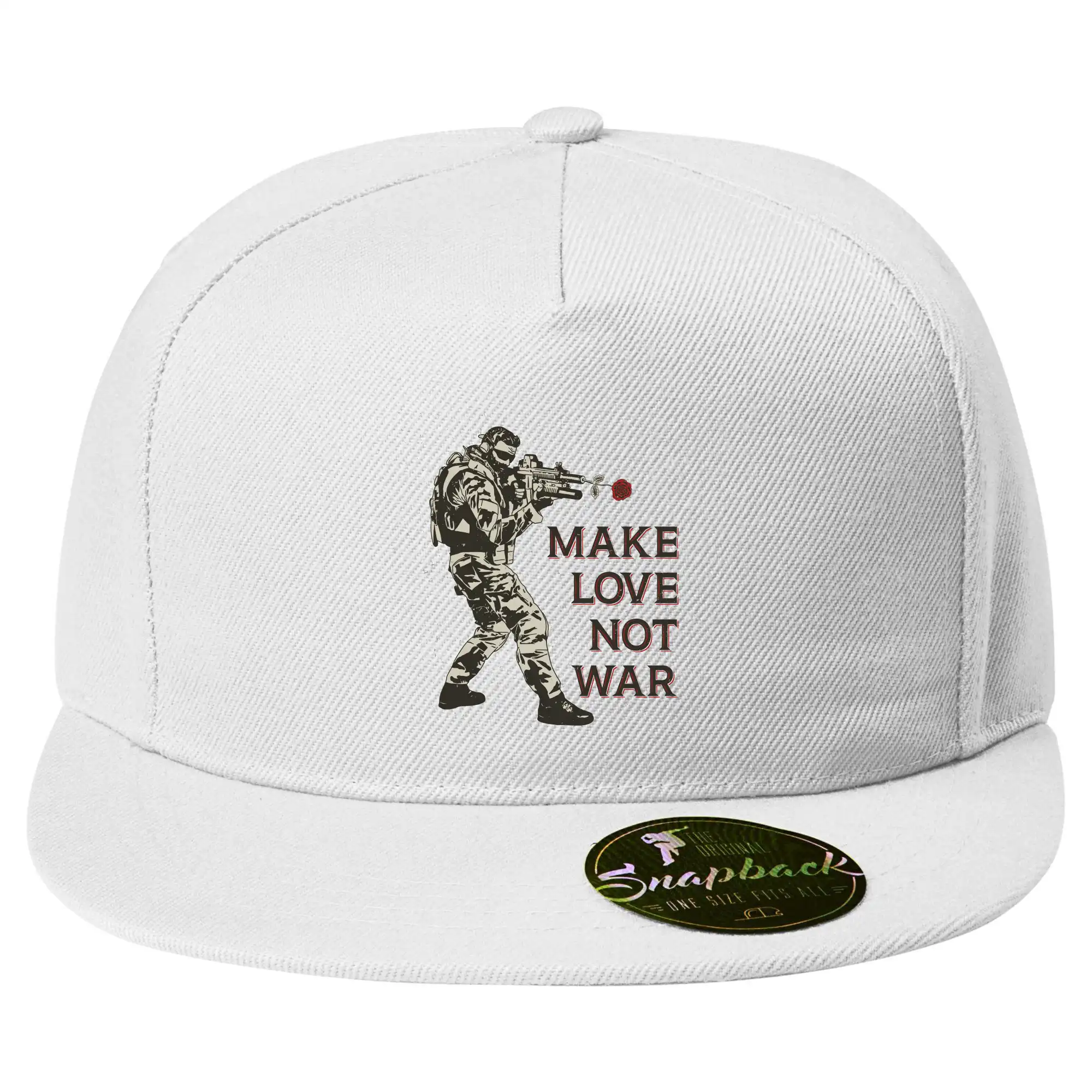 Růže ve zbrani, make love not war