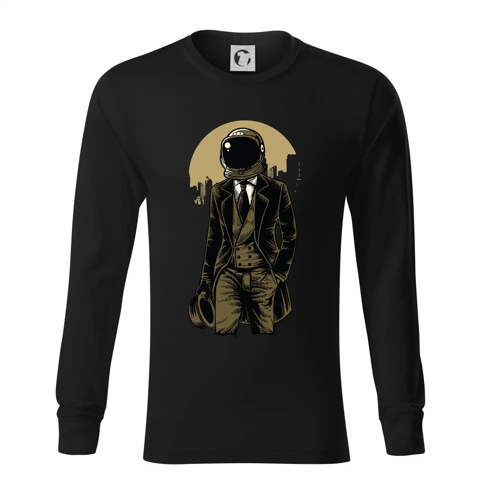 Grafické tričká - Classic Astronaut - Tričko s dlhým rukávom LS R05
