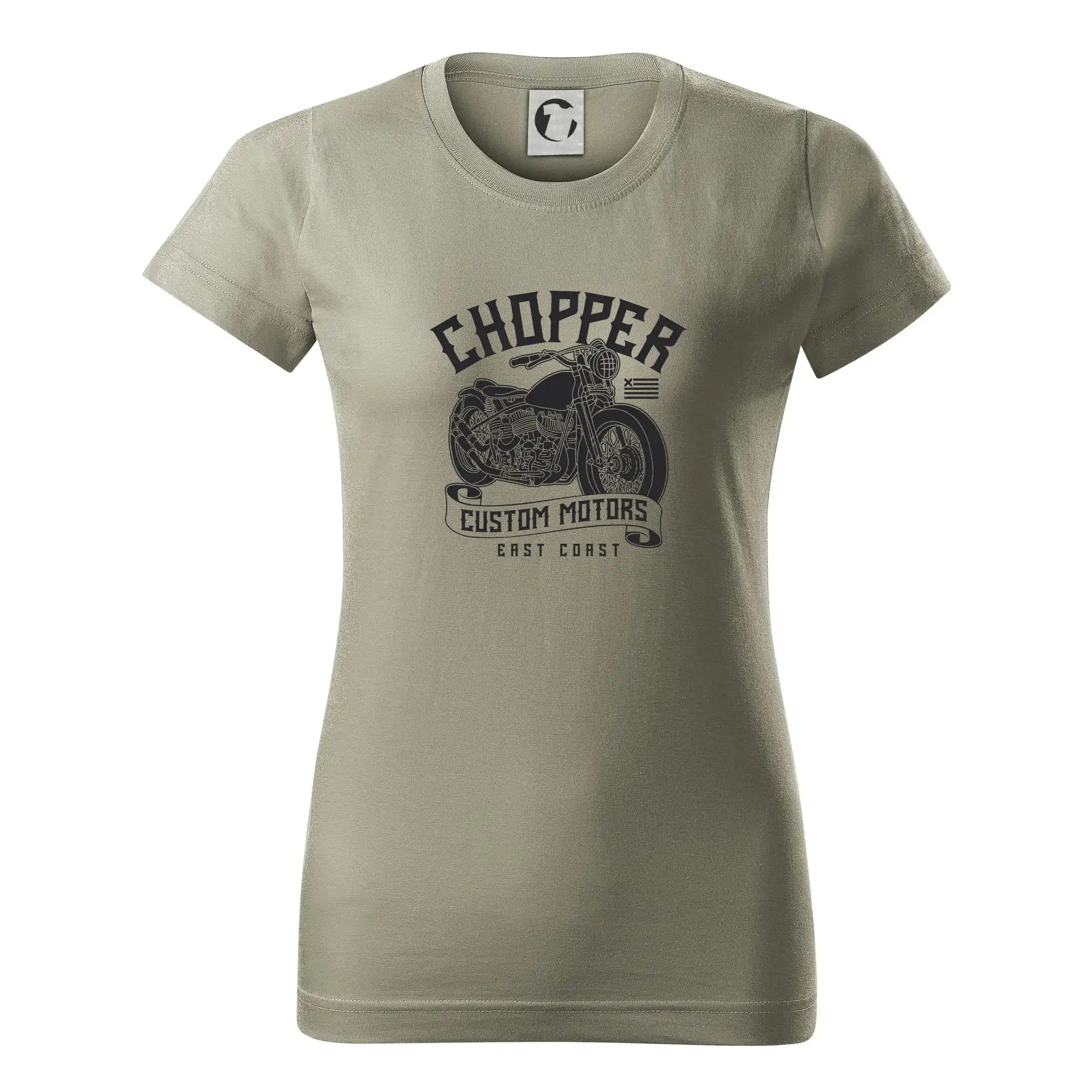 Chopper custom motors - Dámske tričko basic - ľahko voľnejšie a dlhšie