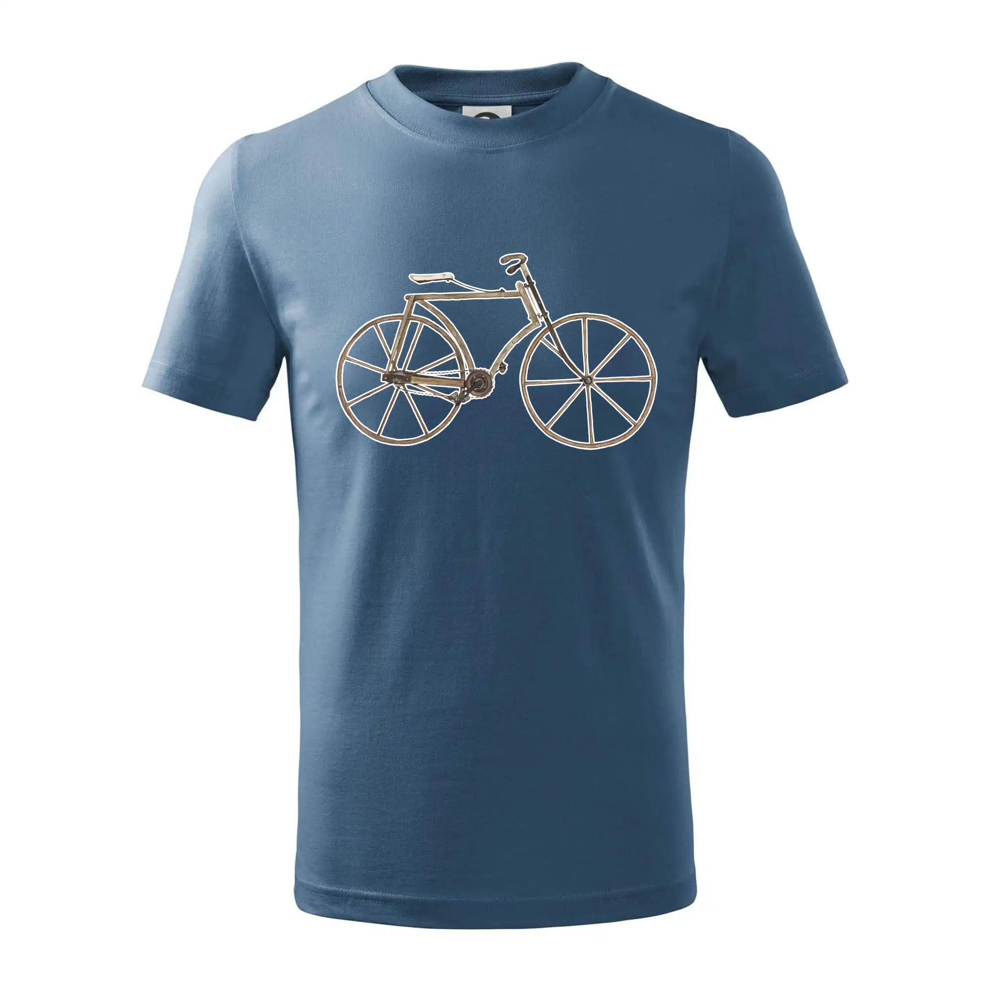 Tričko ako darček pre cyklistu - Drevené koleso - Tričko detské bavlnené
