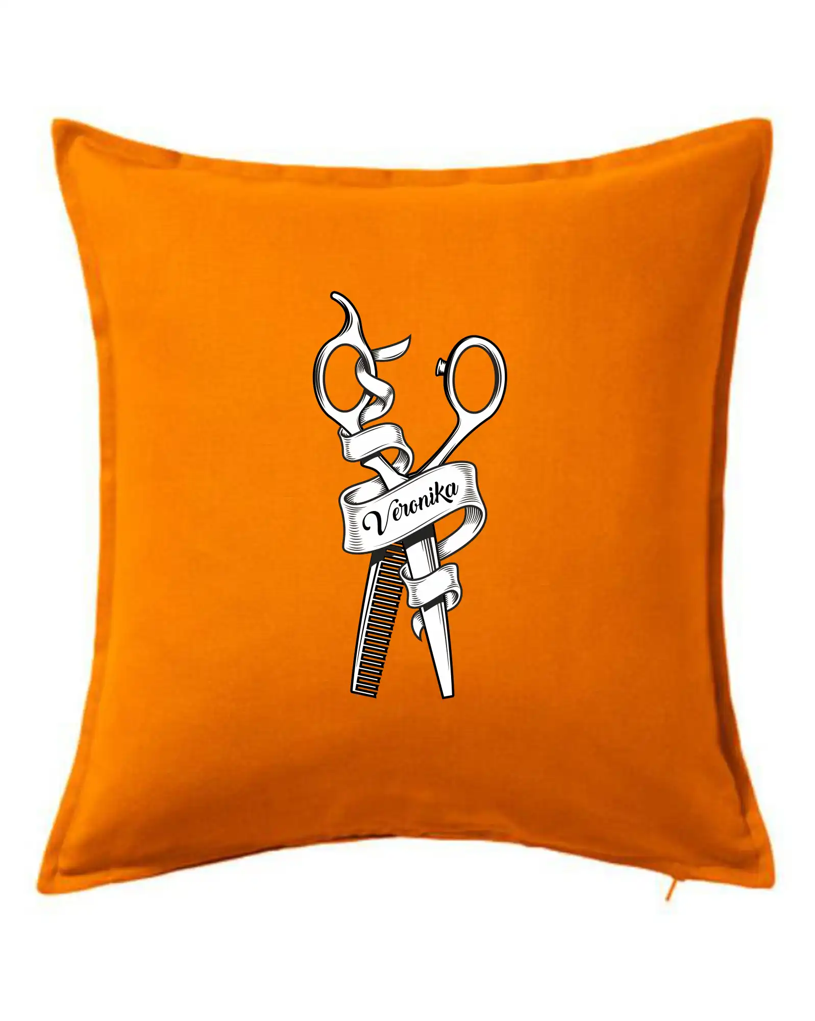 Vtipné tričká do práce - Nůžky - vlastní jméno - Vankúš 50x50