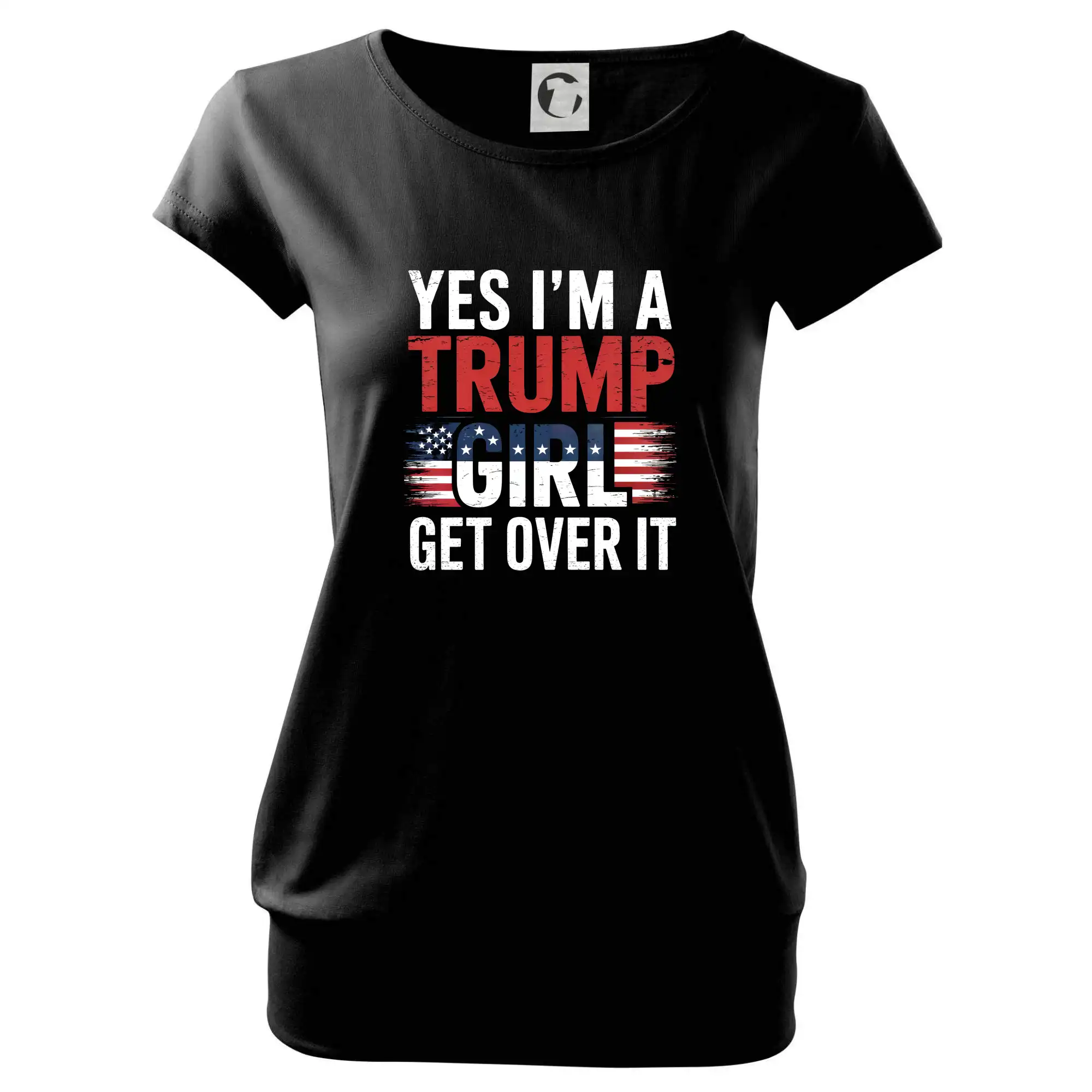Politické tričká - Trump girl - Voľné tričko city