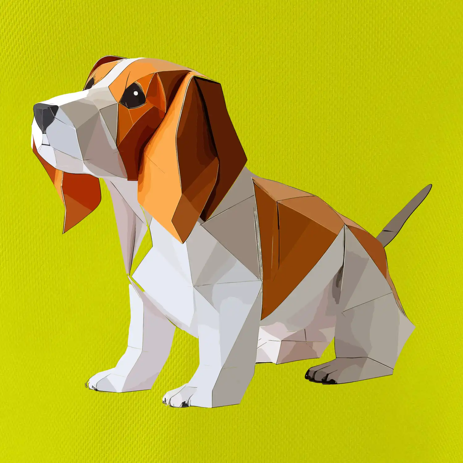 Bígl slepený z papíru