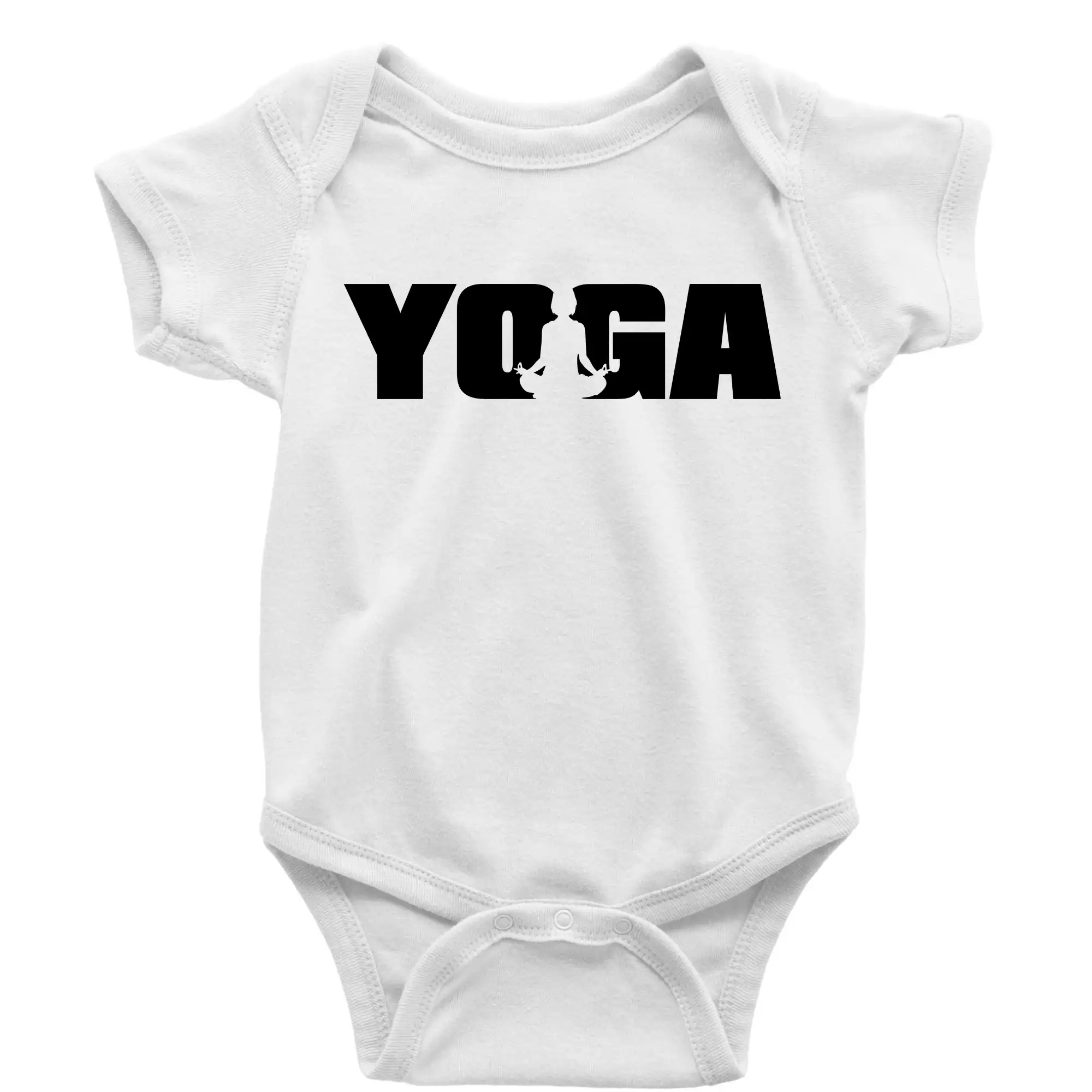 Tričká na jógu - Yoga nápis - Body dojčenské s krátkym rukávom