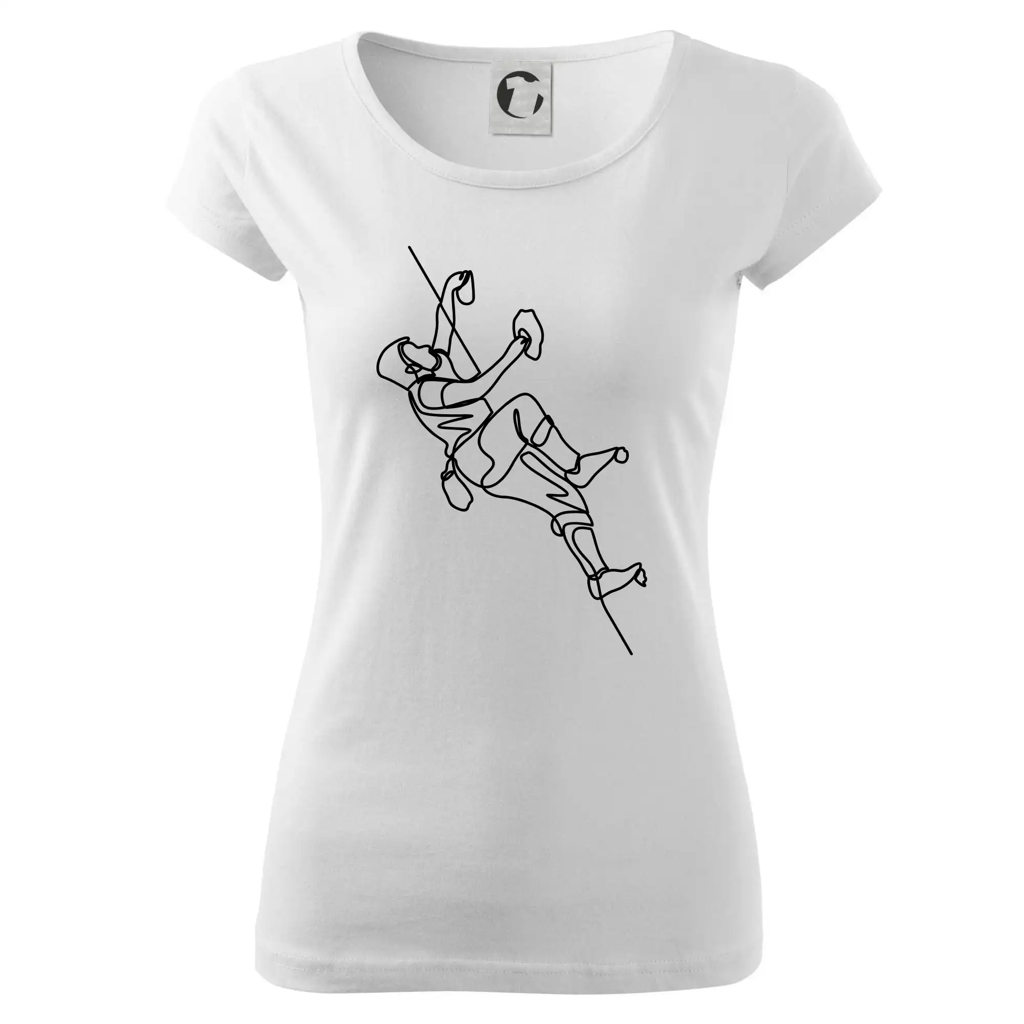 Lezecká stěna jedním tahem