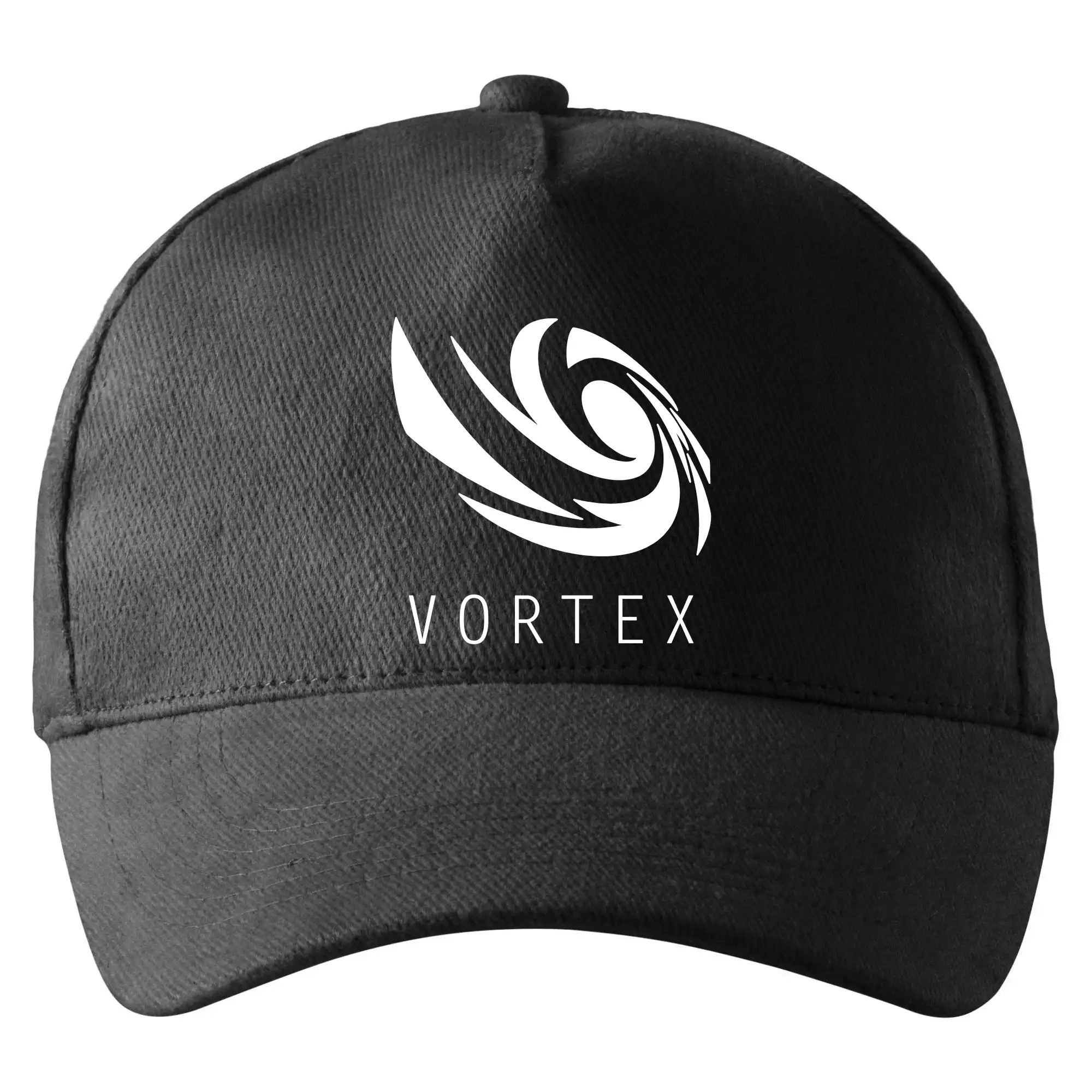 Tričká, mikiny a šiltovky pre Youtubery - Vortex logo jednofarebné - Šiltovka so zahnutým šiltom a mosaznou sponou