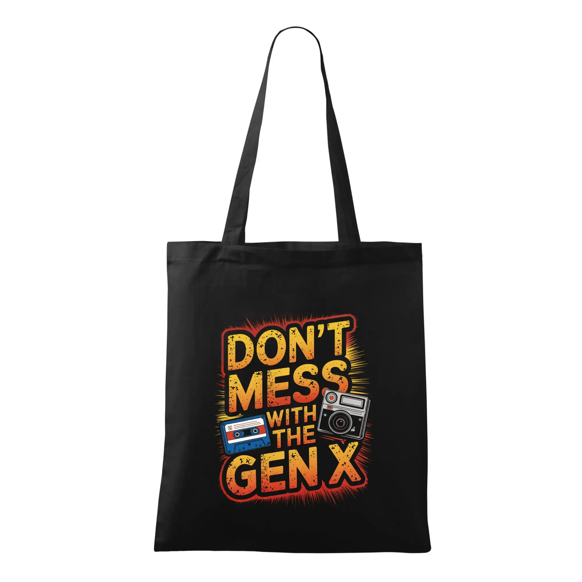 Tričká s motívmi ktoré frčia na internete - Generace X (Gen X) - Dont mess with the GEN X - Taška bavlnená