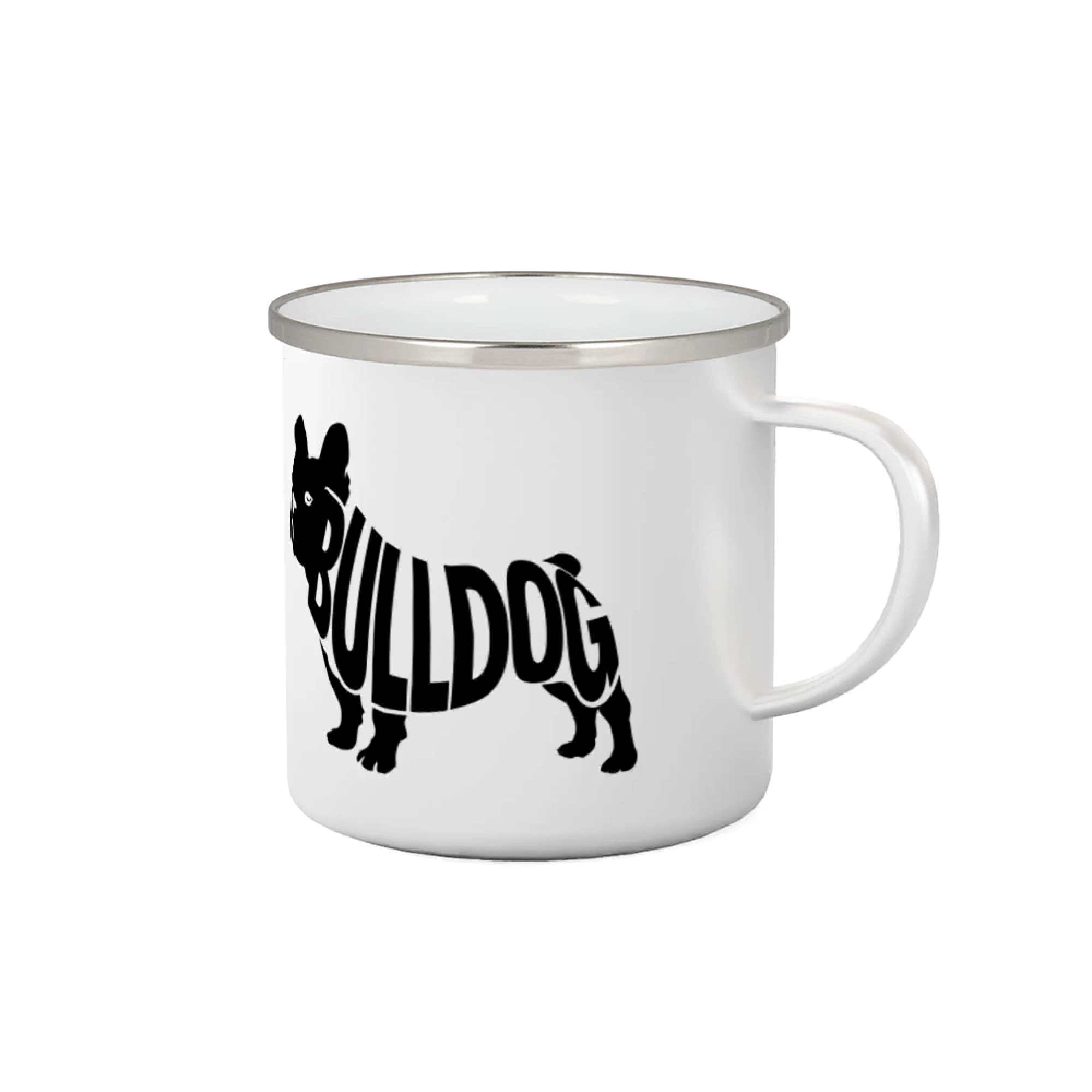 Ostatné psie plemená - Bulldog nápis v tele - Plecháčik