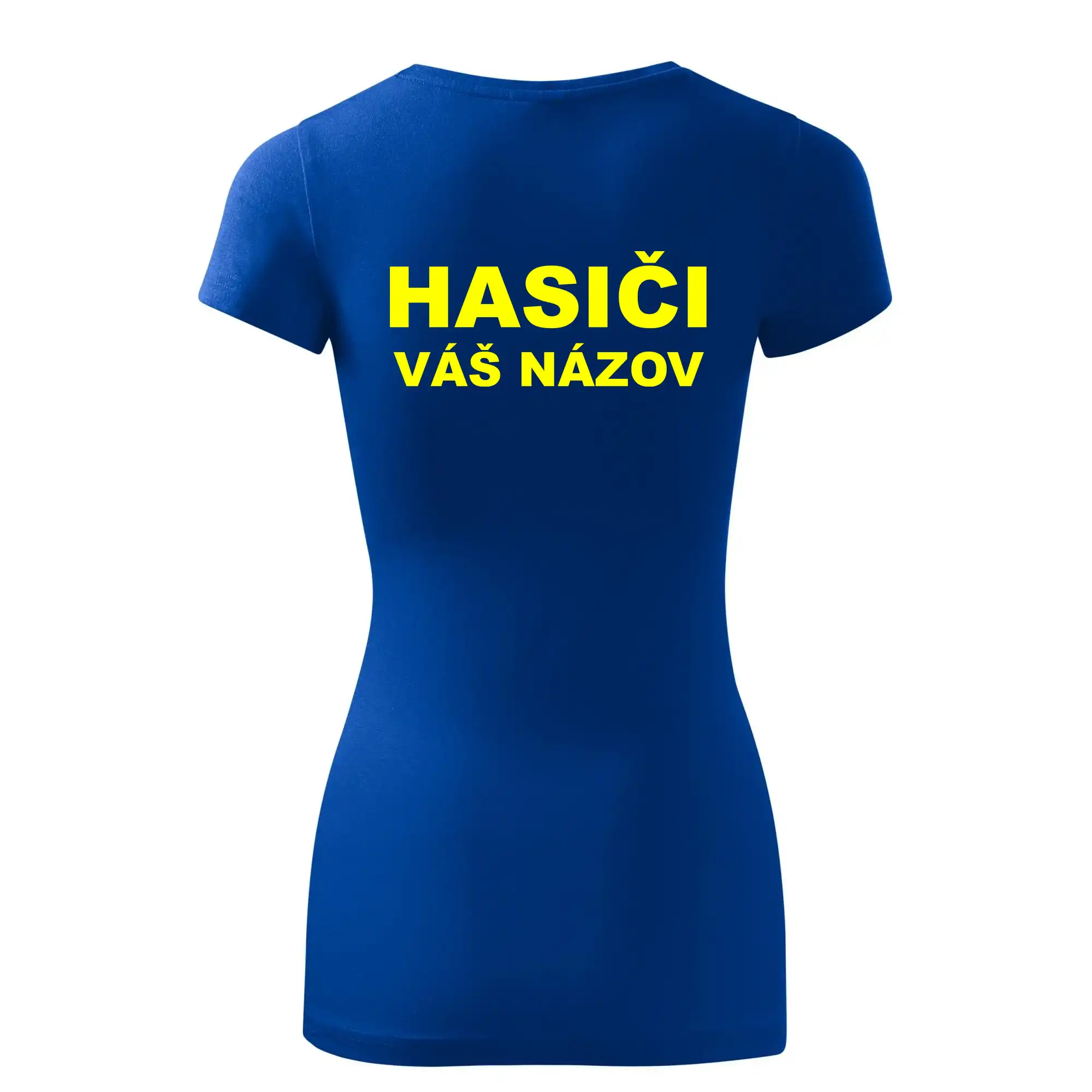 Hasiči - žltý nápis - váš názov zboru