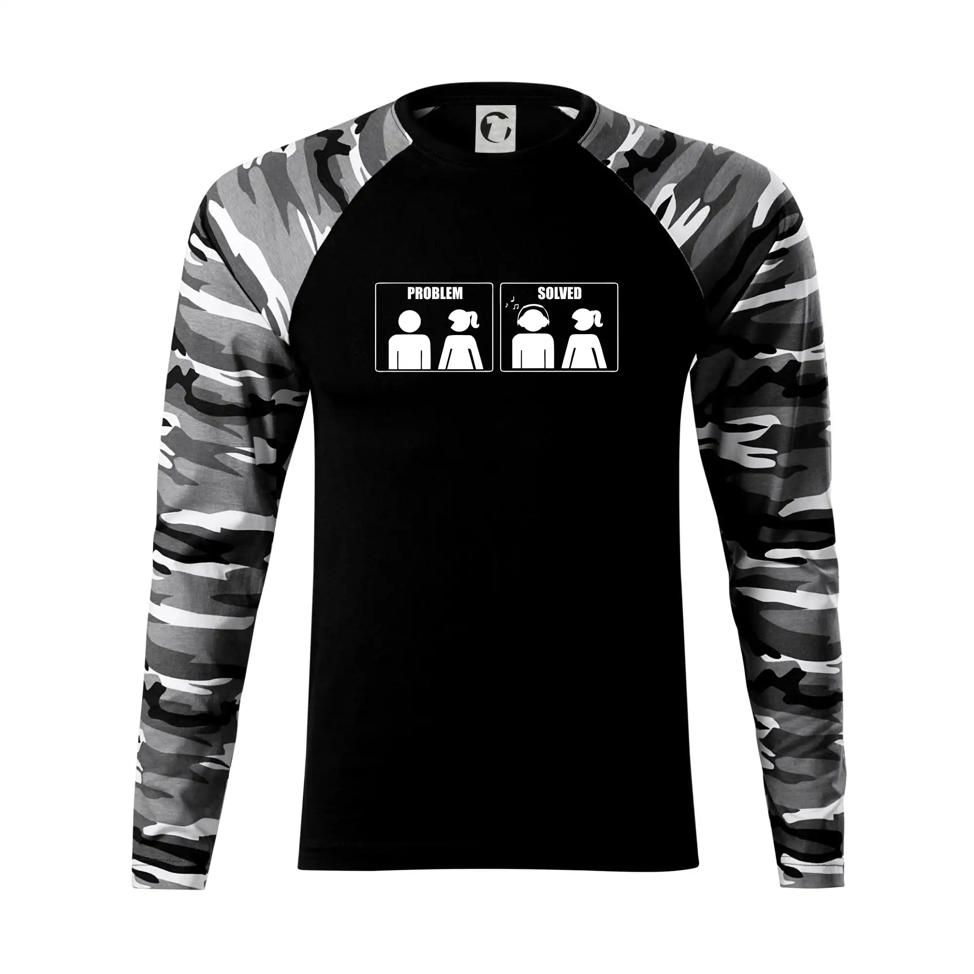 Tričká Problem Solved - Problém - Music - Camouflage LS
