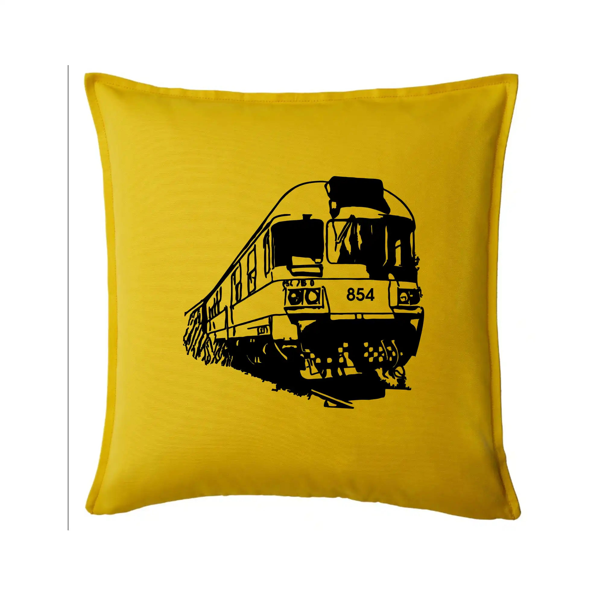 Tričká s vlakmi a autobusmi - Vlak 854 bok - Vankúš 50x50