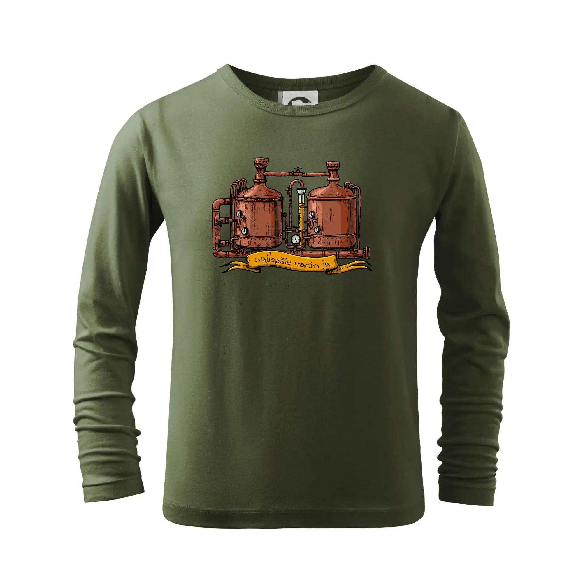 Vtipná tričká pre pivárov - Najlepšie varím ja - Tričko detské Long Sleeve