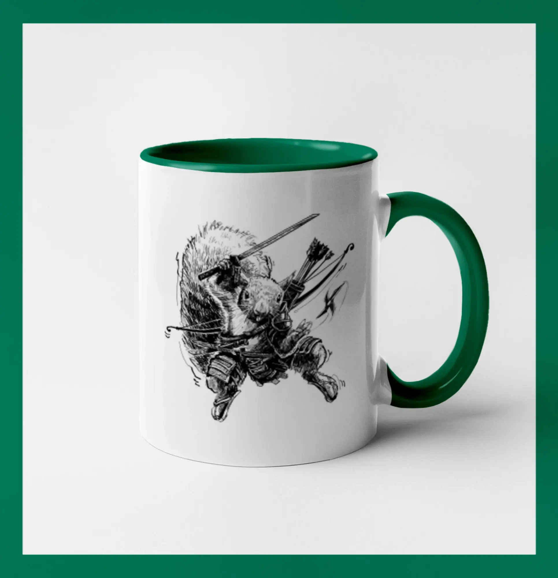 Skica ninja veverička