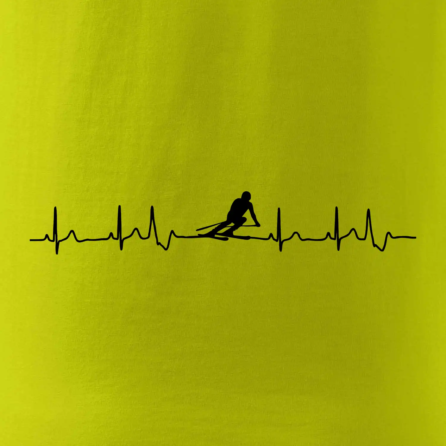 Lyžař EKG