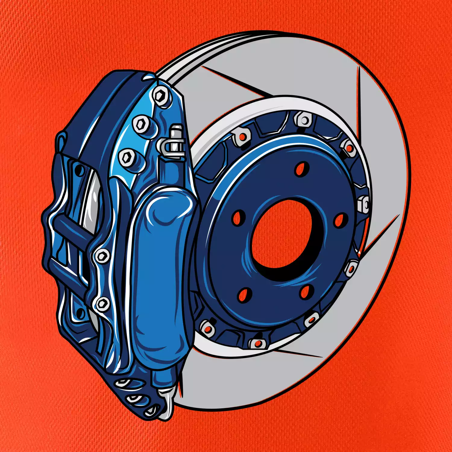 Auto kotoučová brzda