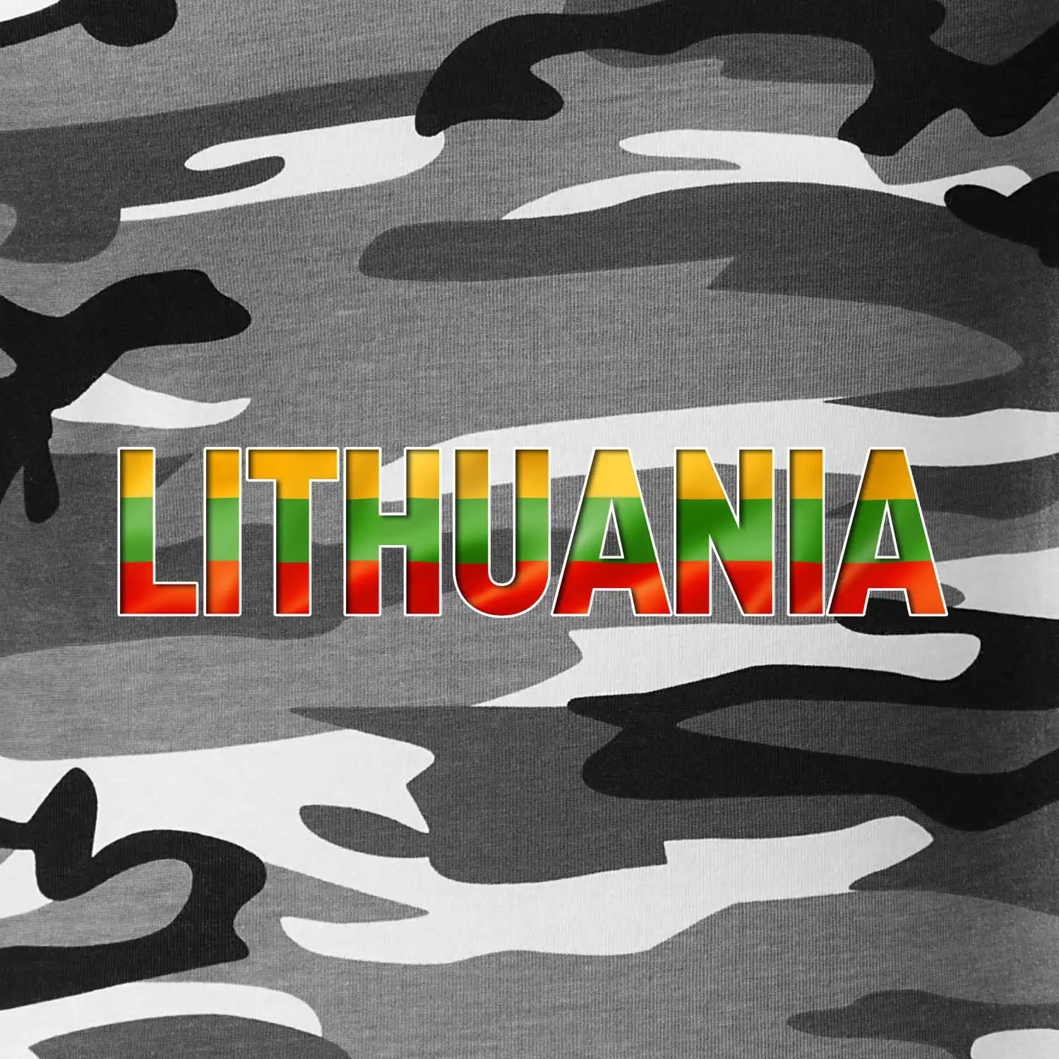 Lithuania - nápis vlajka