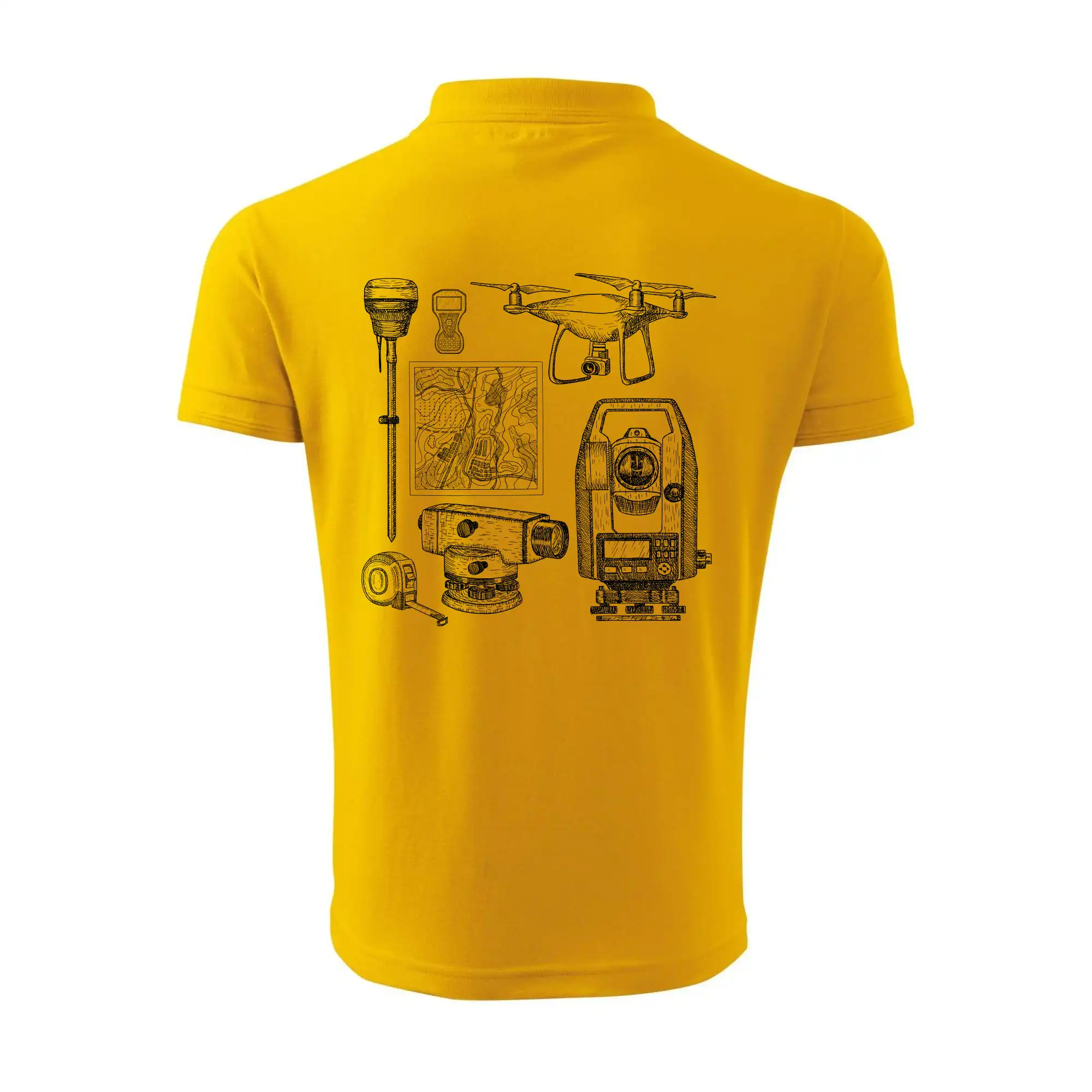 Geodet teodolit dron