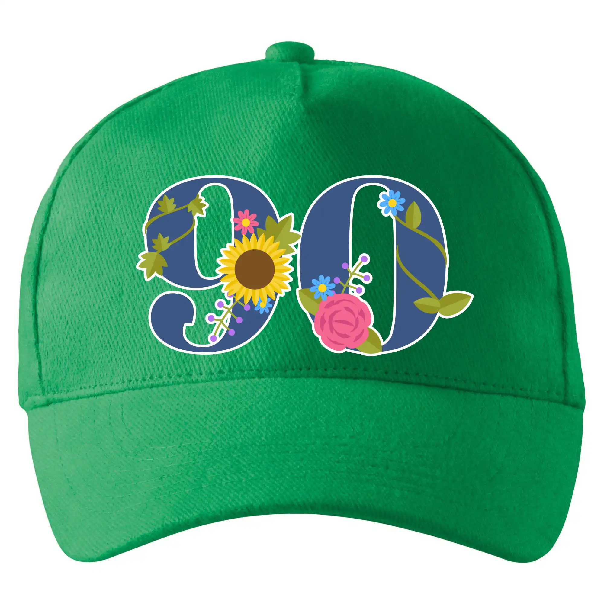 Květinové číslo kreslené - 90