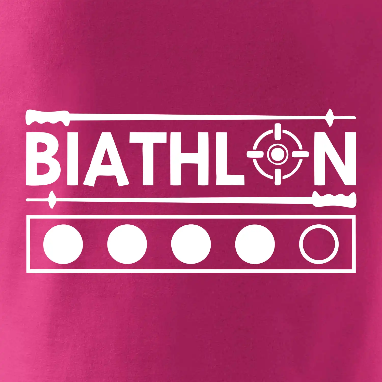 Biathlon terč a hůlky