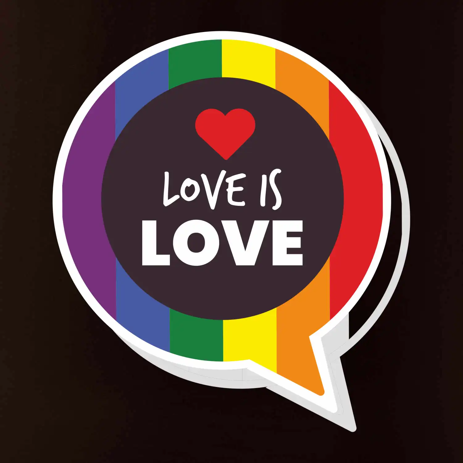 Love is love bublina