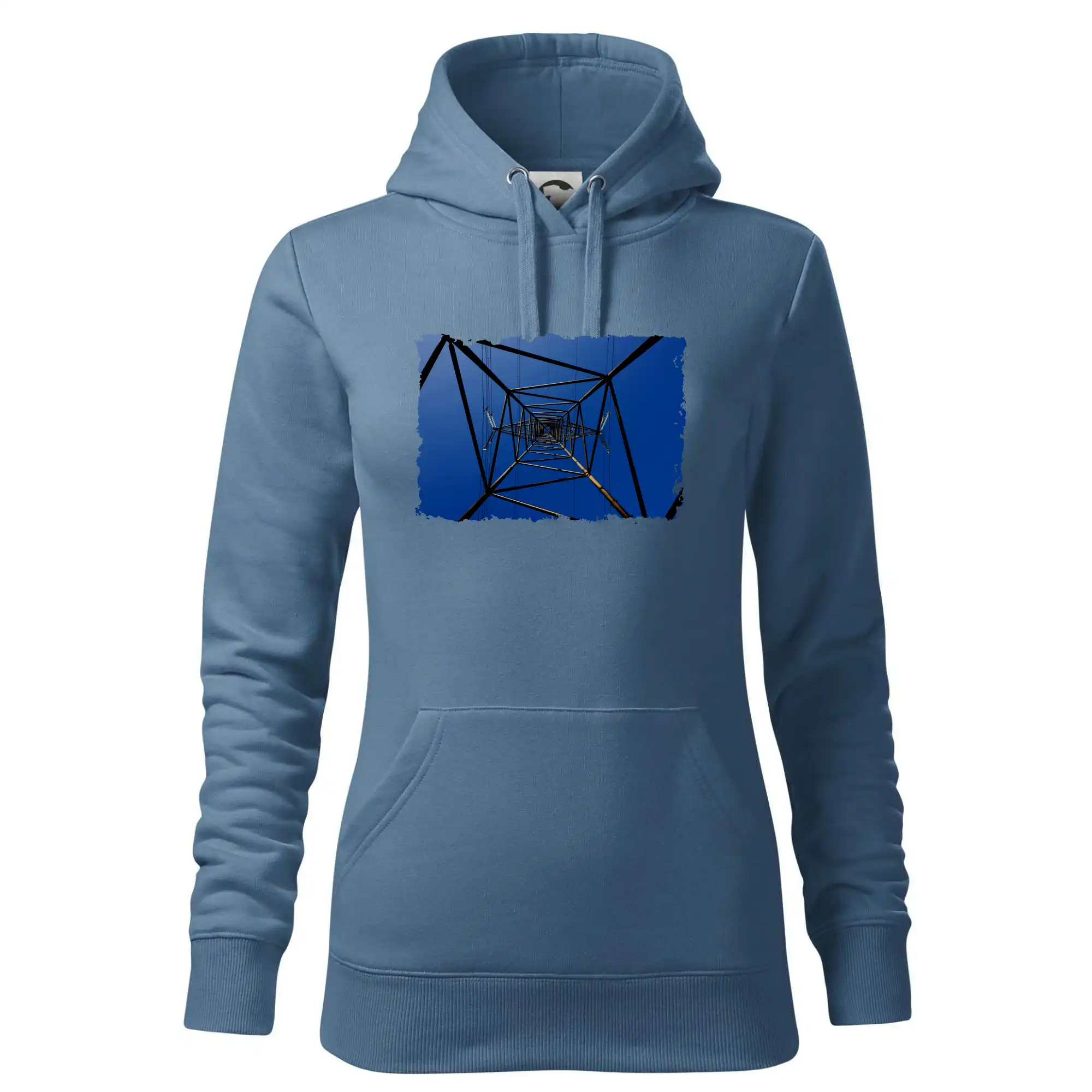 Stožár vysokého napětí zespodu