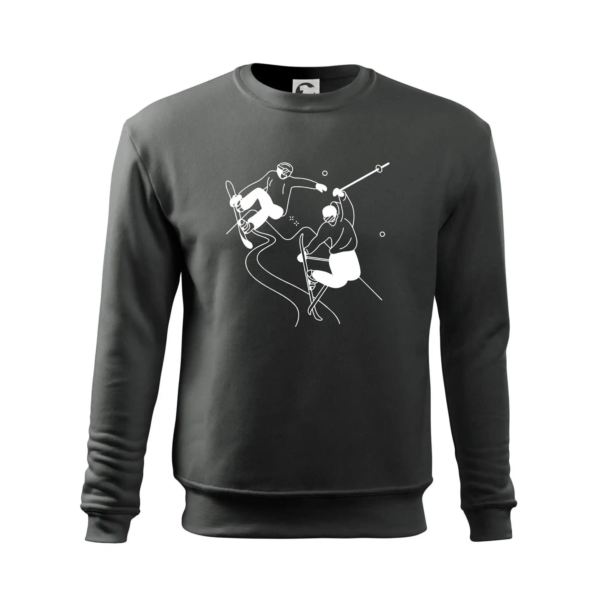 Lyžovaní - kresleny obrázek