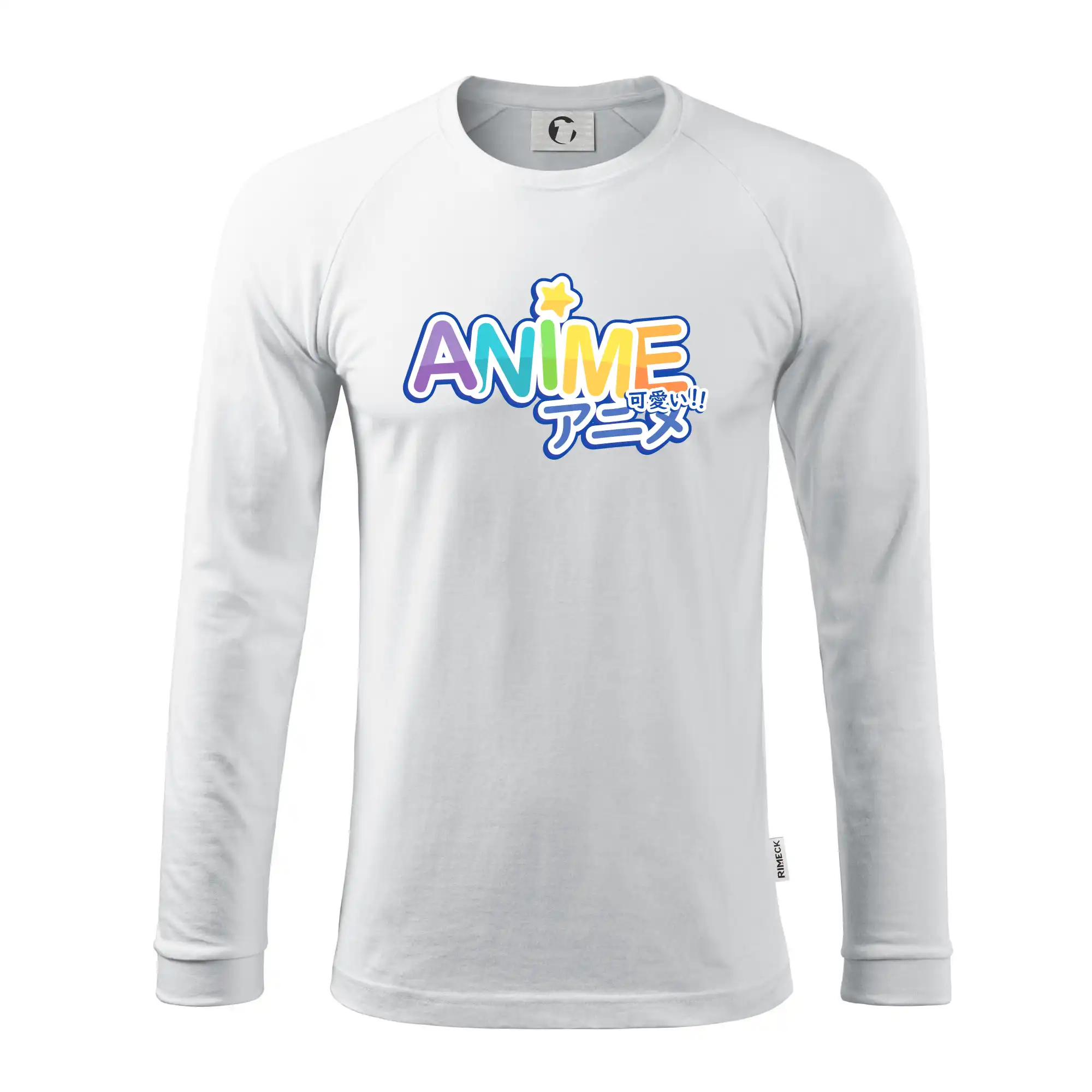 Anime nápis duhový