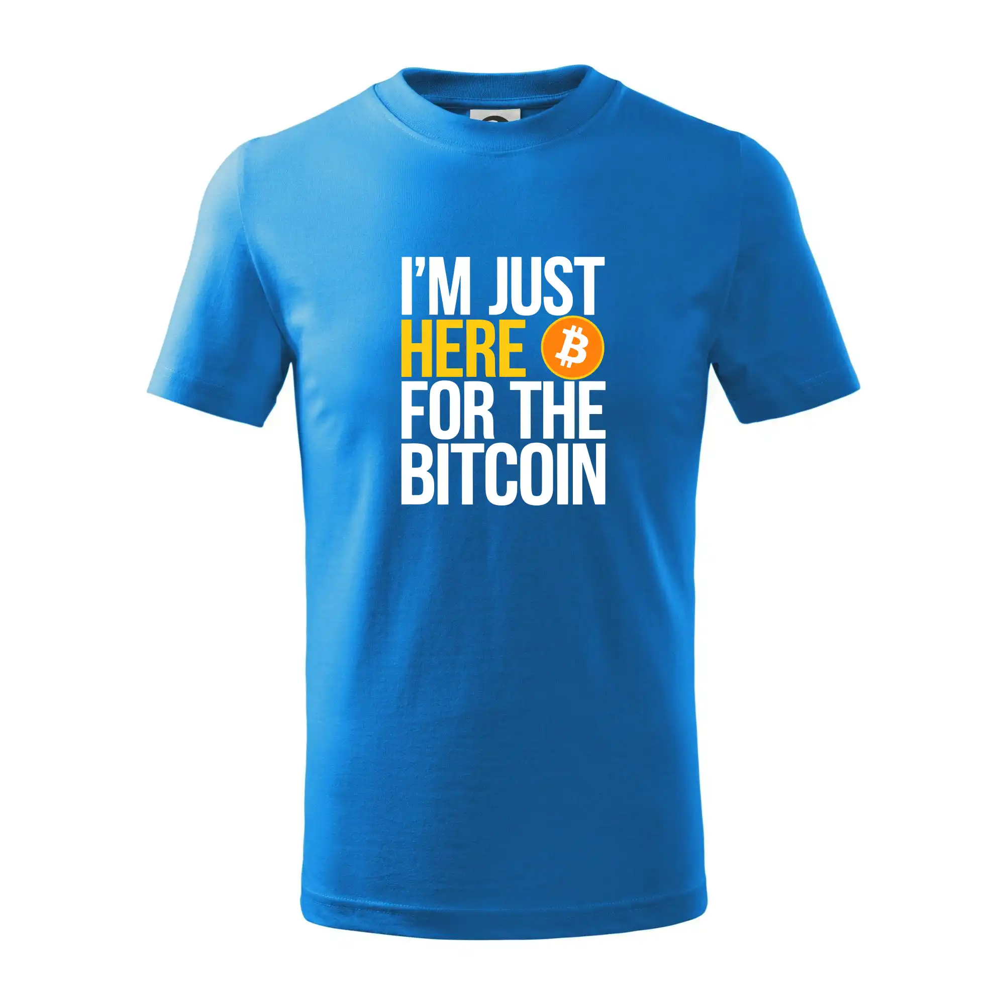 I'm just here for the Bitcoin - Tričko detské bavlnené