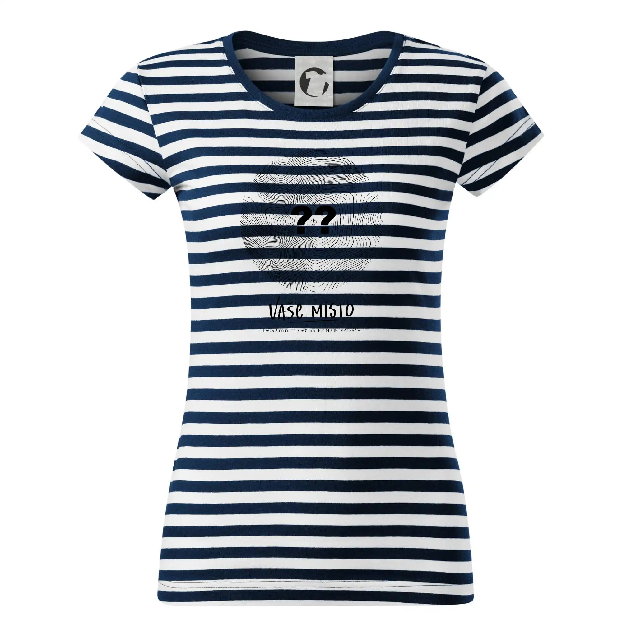 Vaše místo - vrstevnice v kruhu