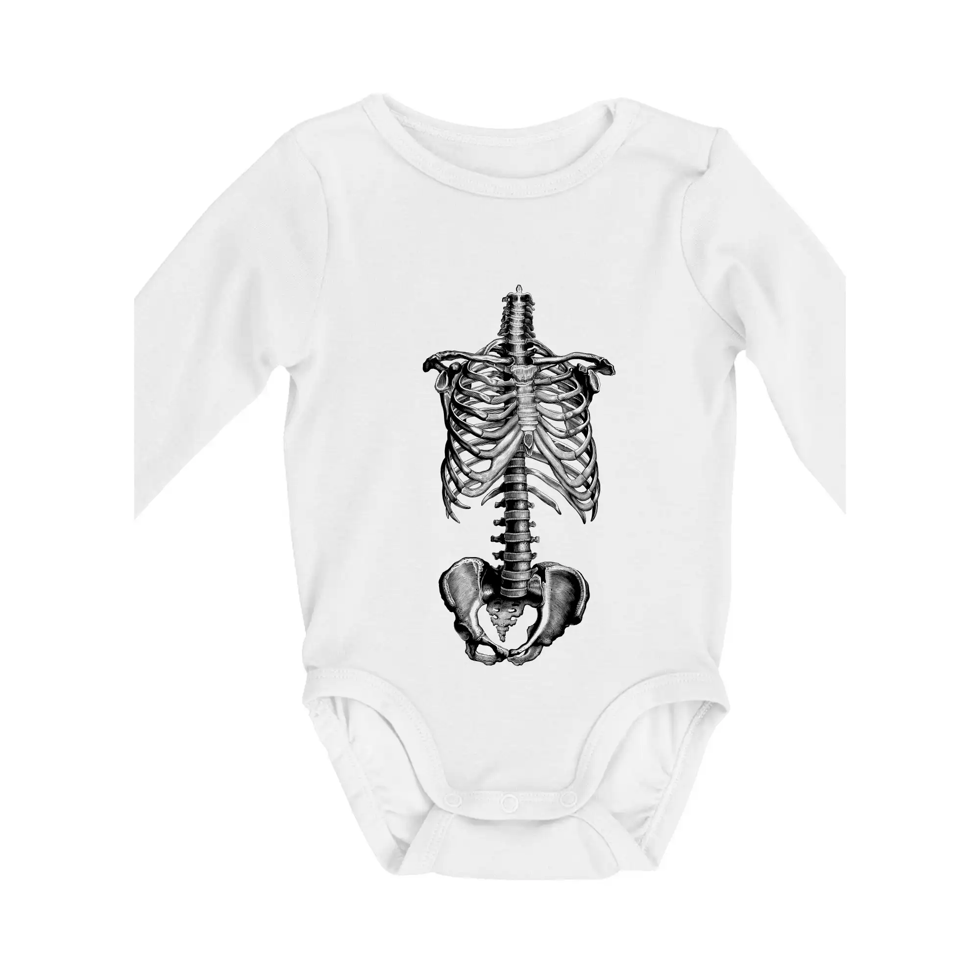 Kostra tela - Body dojčenské s dlhým rukávom
