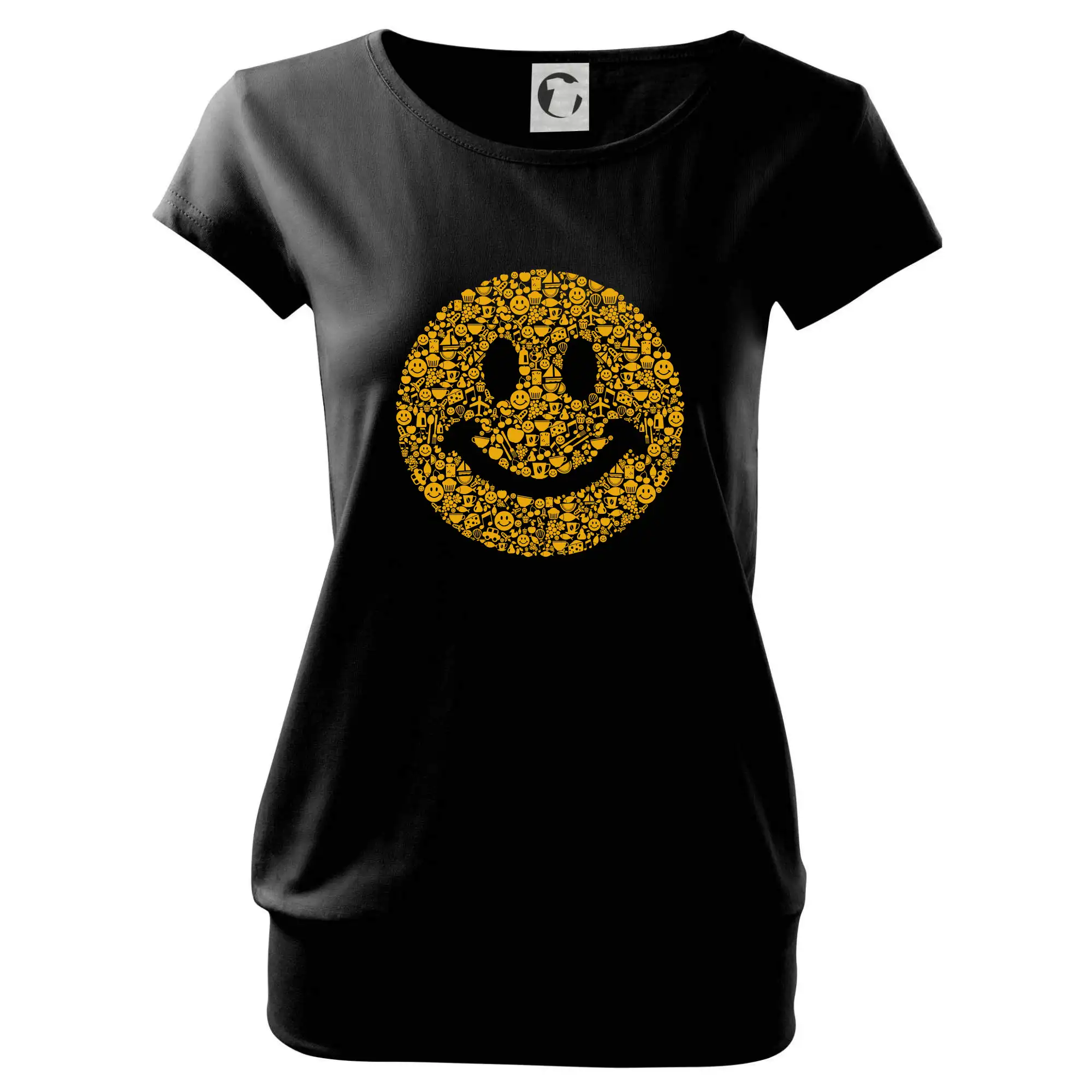 Grafické tričká - Smiley with smile - Voľné tričko city