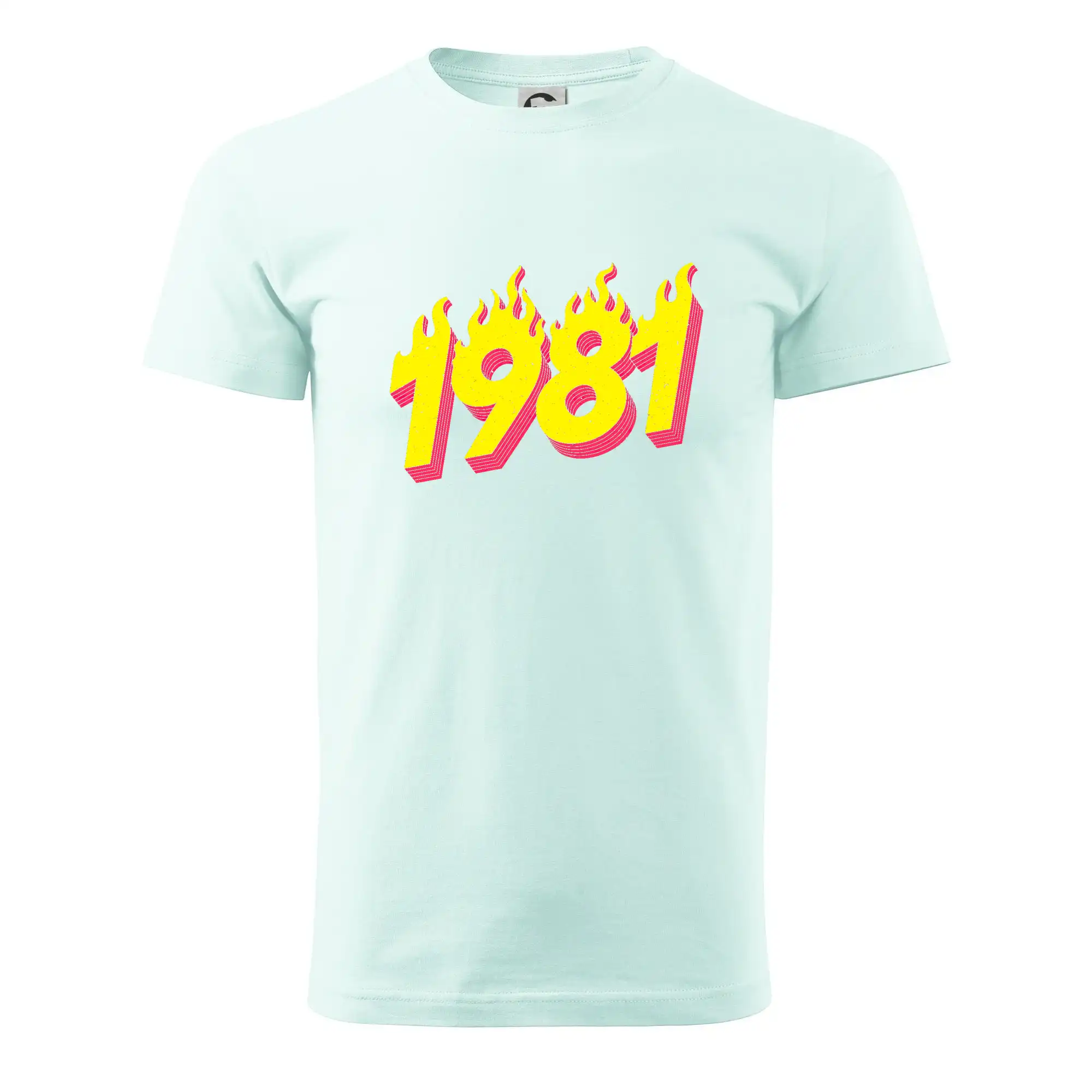 Trička s ročníkom 1981 - Narodeniny v ohni 1981 - Klasické pánske tričko vyššej gramáže