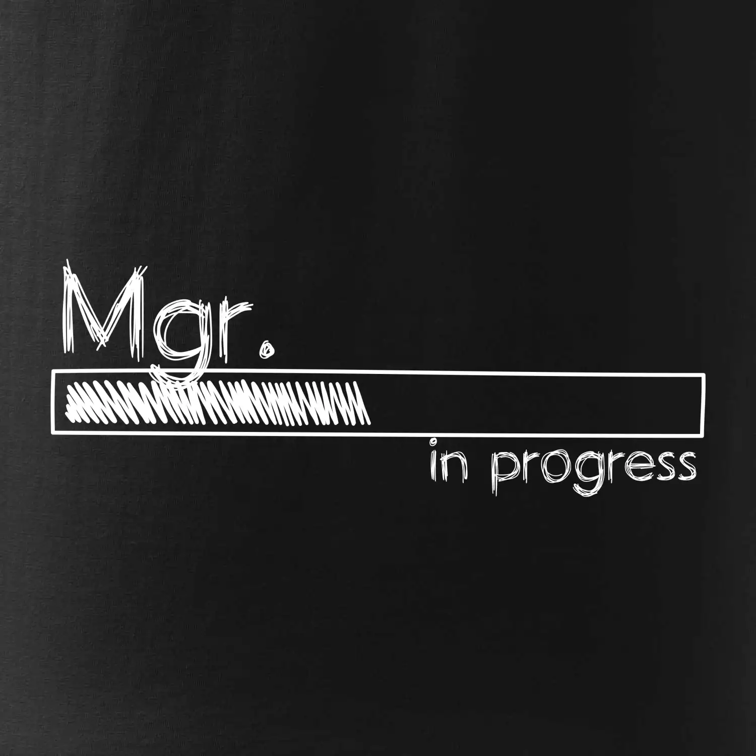 In progress titul Mgr.  magistr / magistra