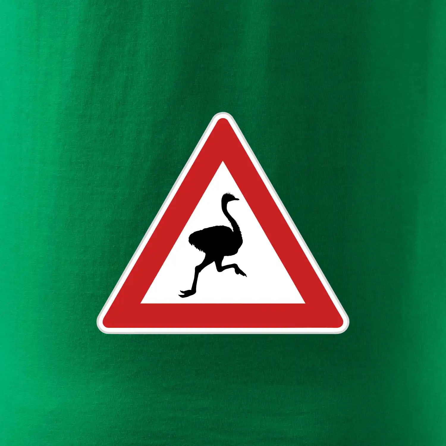 Dopravní značka - Pozor pštros