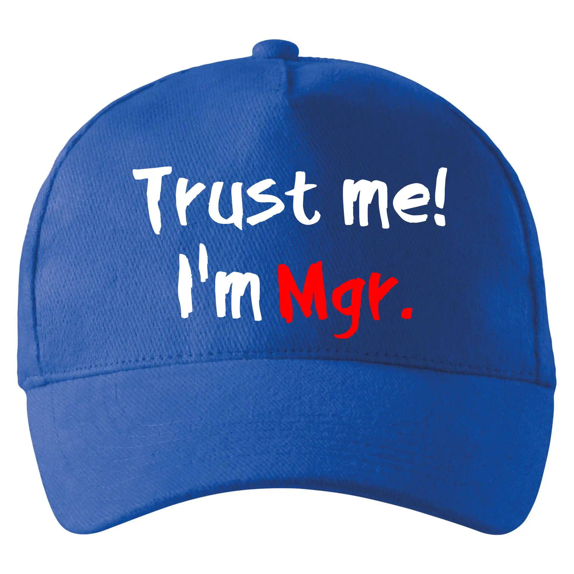 Tričká na ukončenie štúdia - Trust me I´m  Mgr. / Ver mi som Magister. - Šiltovka so zahnutým šiltom a mosaznou sponou