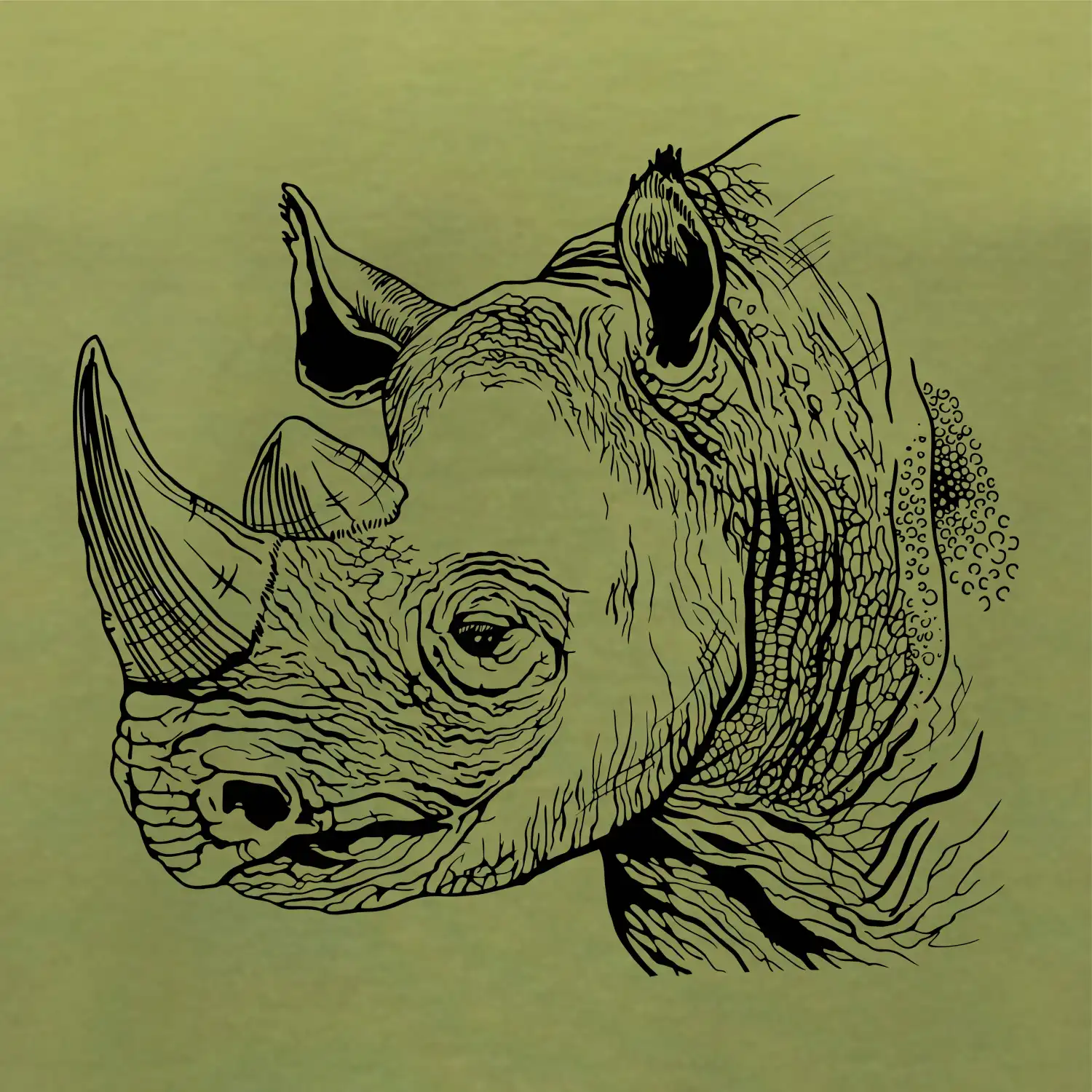 Nosorožec čiernobiely (Pecka design)