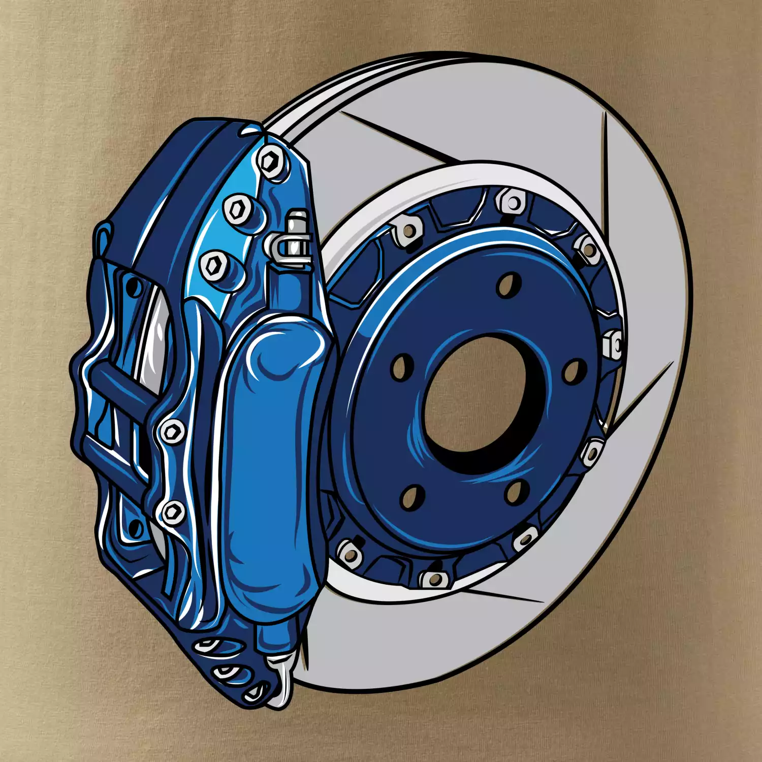 Auto kotoučová brzda